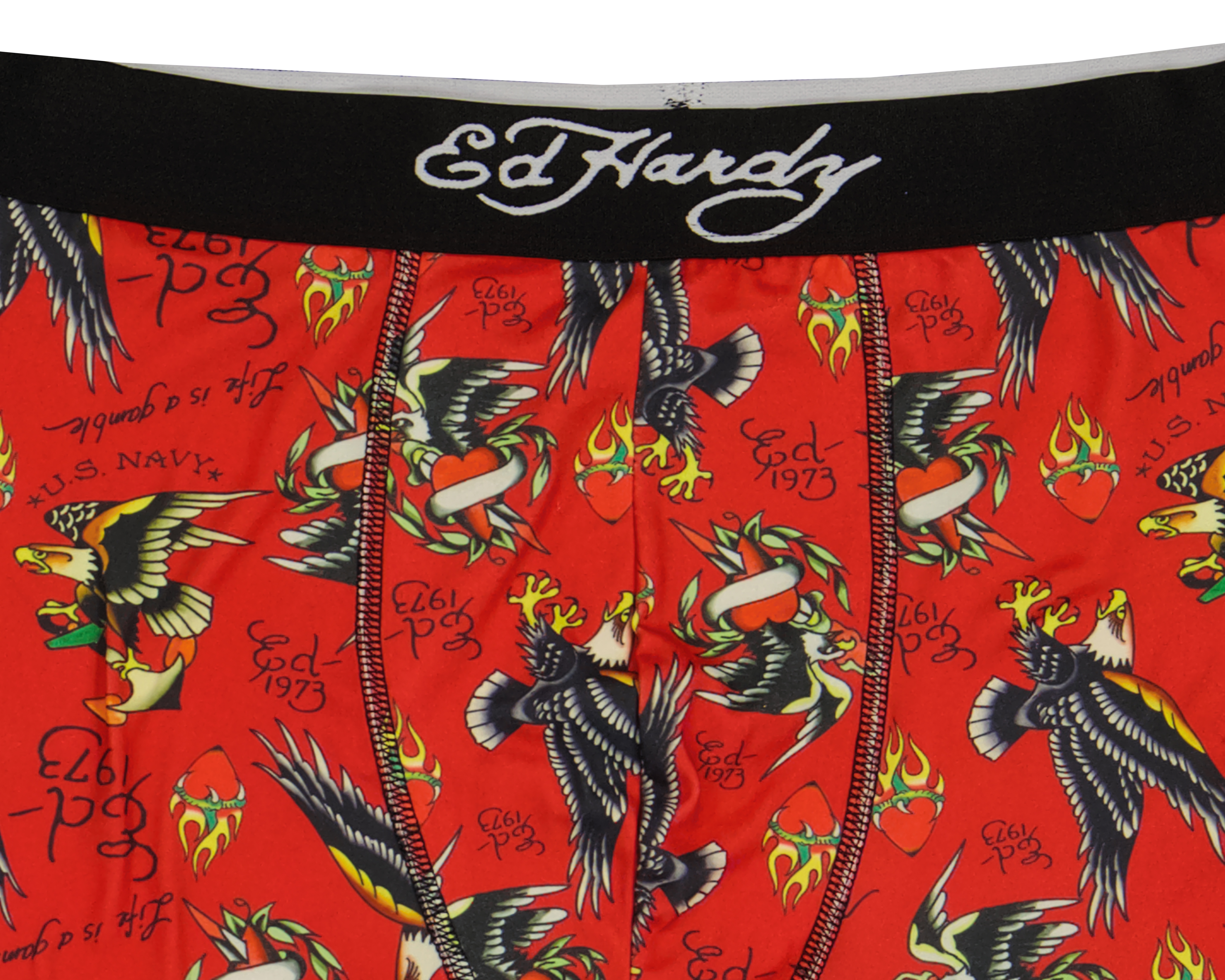 Foto 3 | Foto 3 | Bóxer Largo Ed Hardy para Hombre 4 Piezas