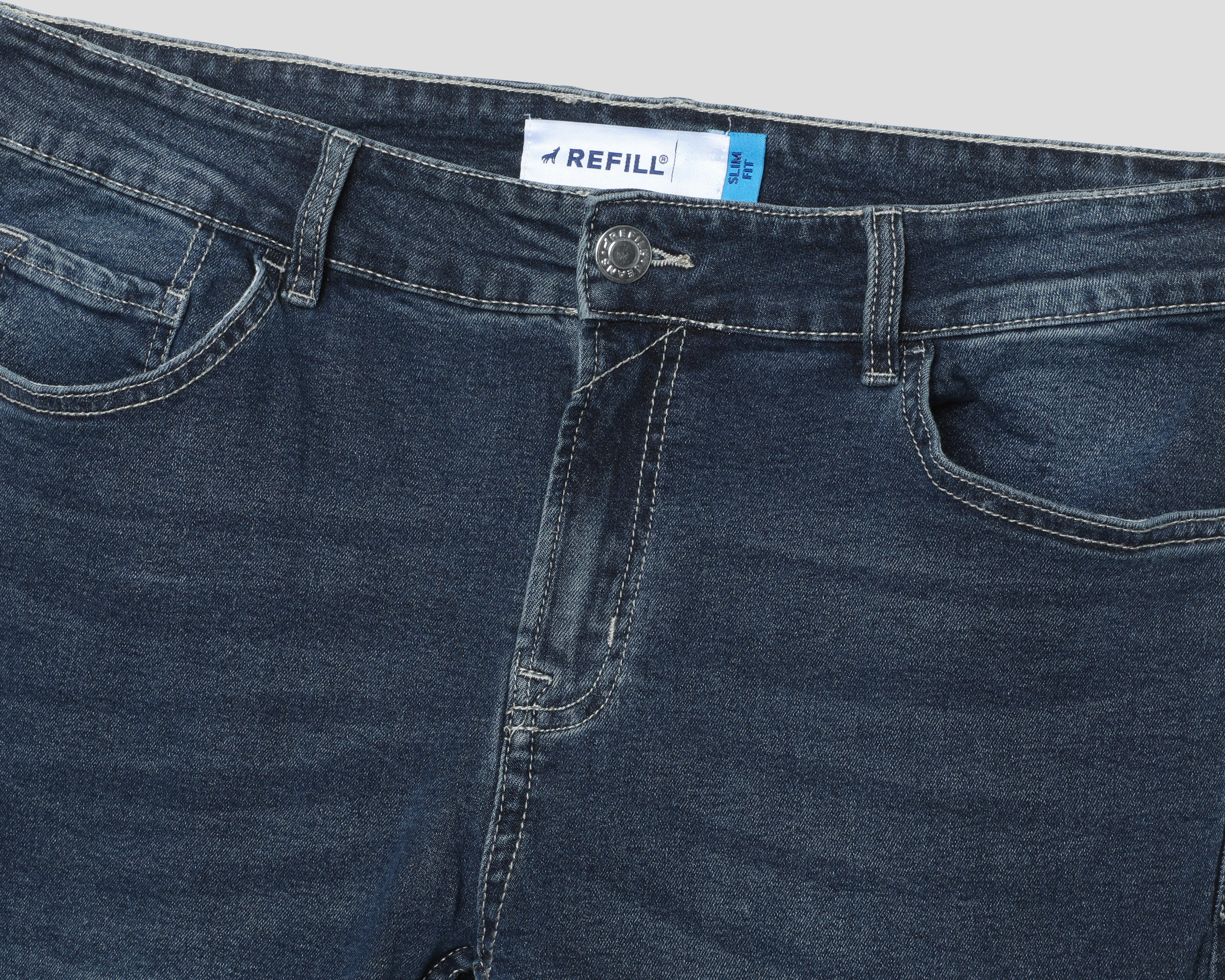 Foto 4 pulgar | Foto 3 | Jeans Slim Refill para Hombre
