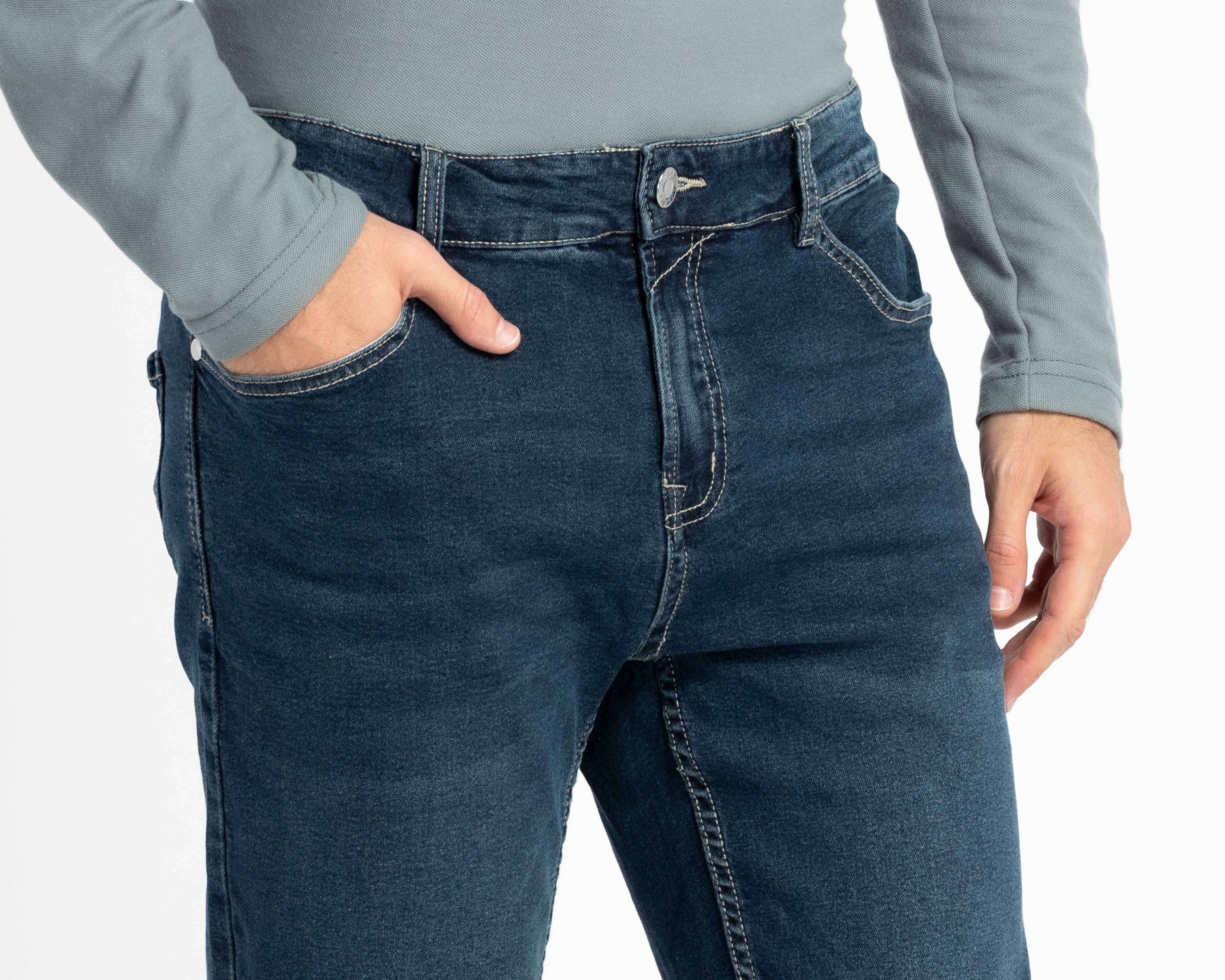 Foto 5 pulgar | Foto 4 | Jeans Slim Refill para Hombre