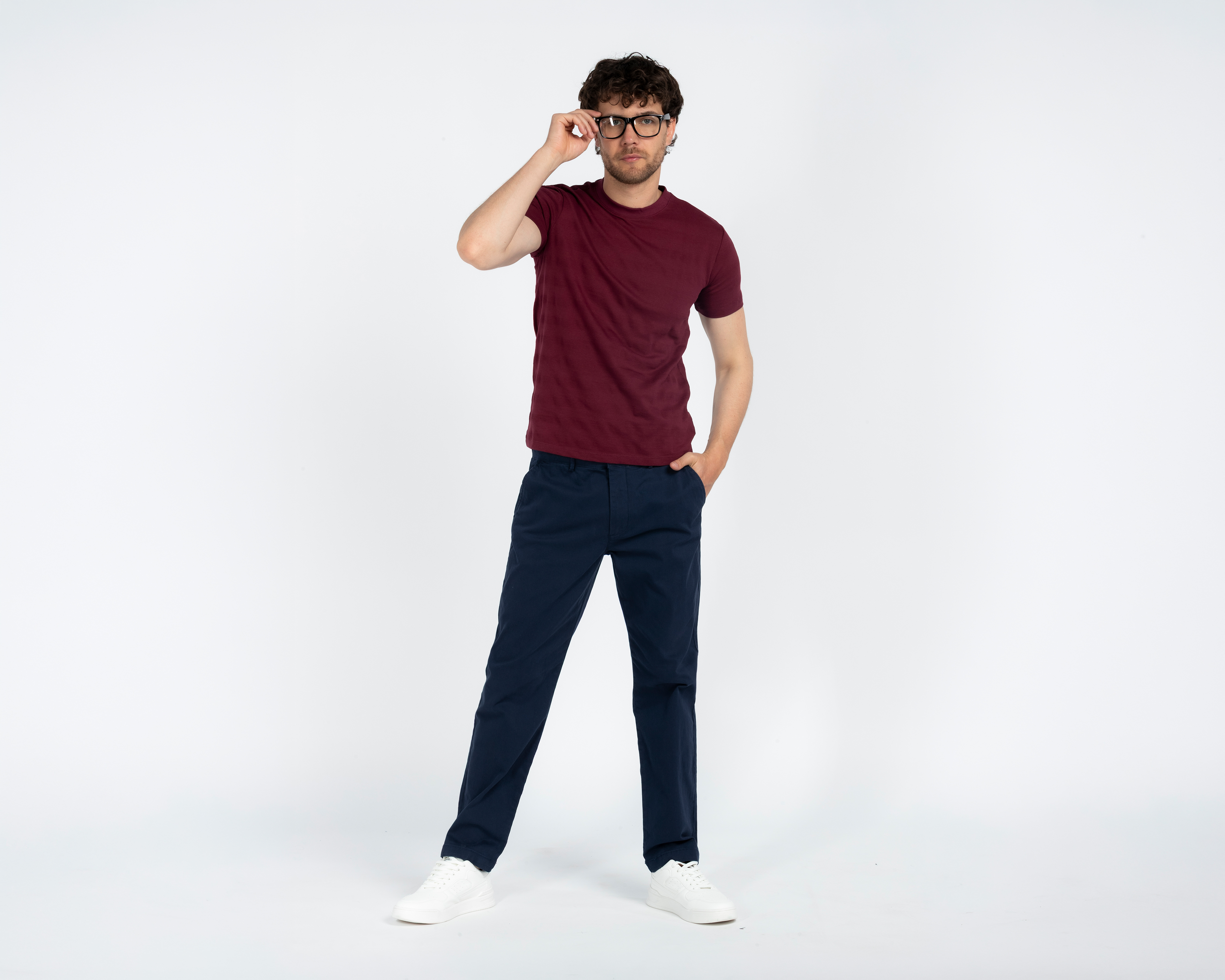 Foto 2 | Foto 2 | Pantalón Chino Refill Azul para Hombre