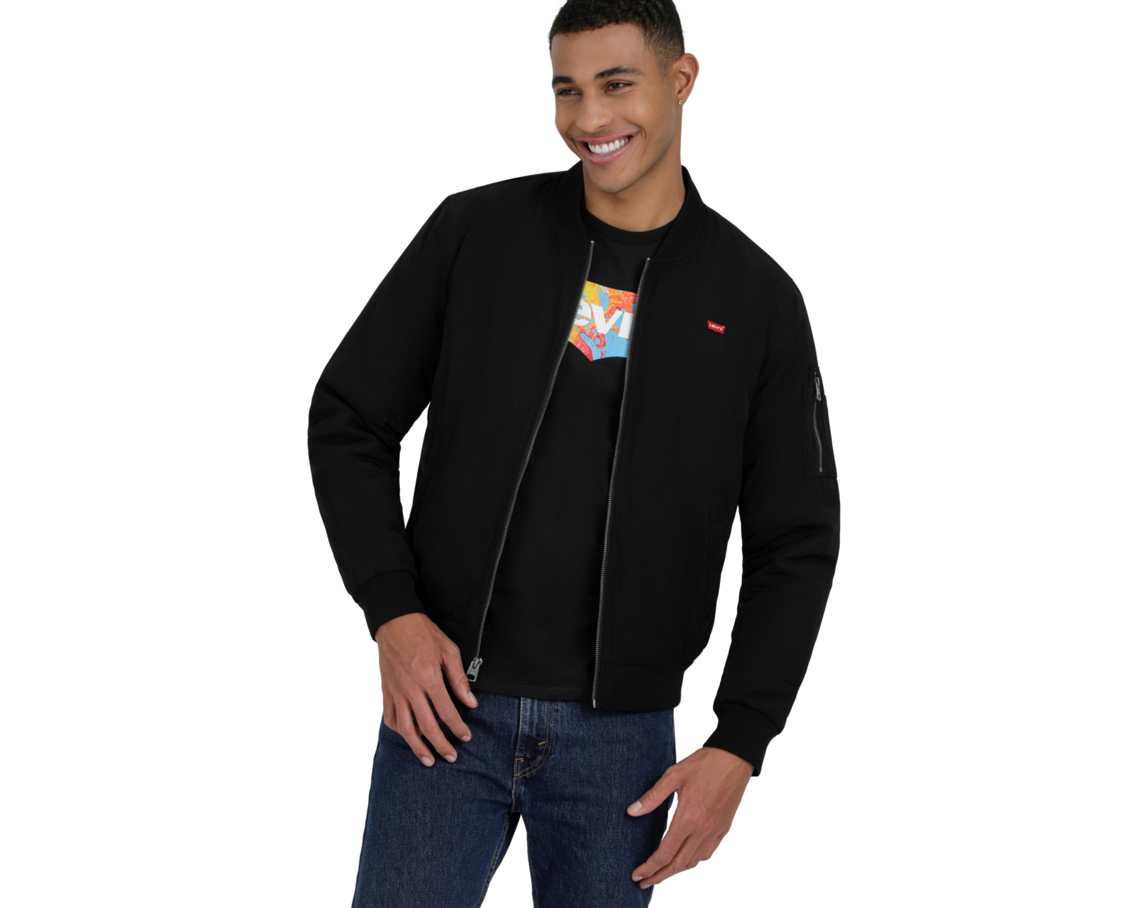 Foto 6 pulgar | Foto 5 | Chamarra Bomber Levi's para Hombre