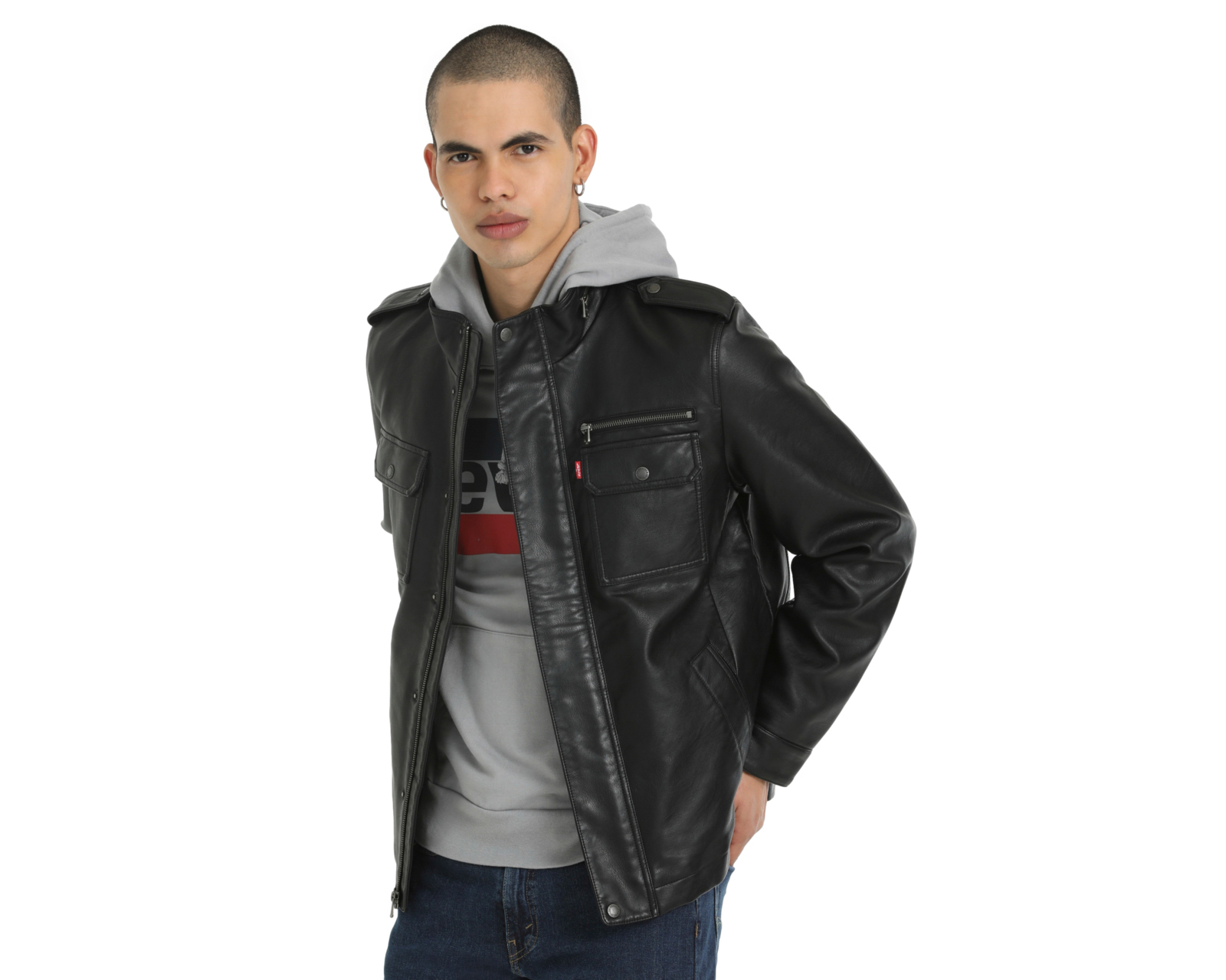 Foto 6 pulgar | Foto 5 | Chamarra con Capucha Levi's para Hombre