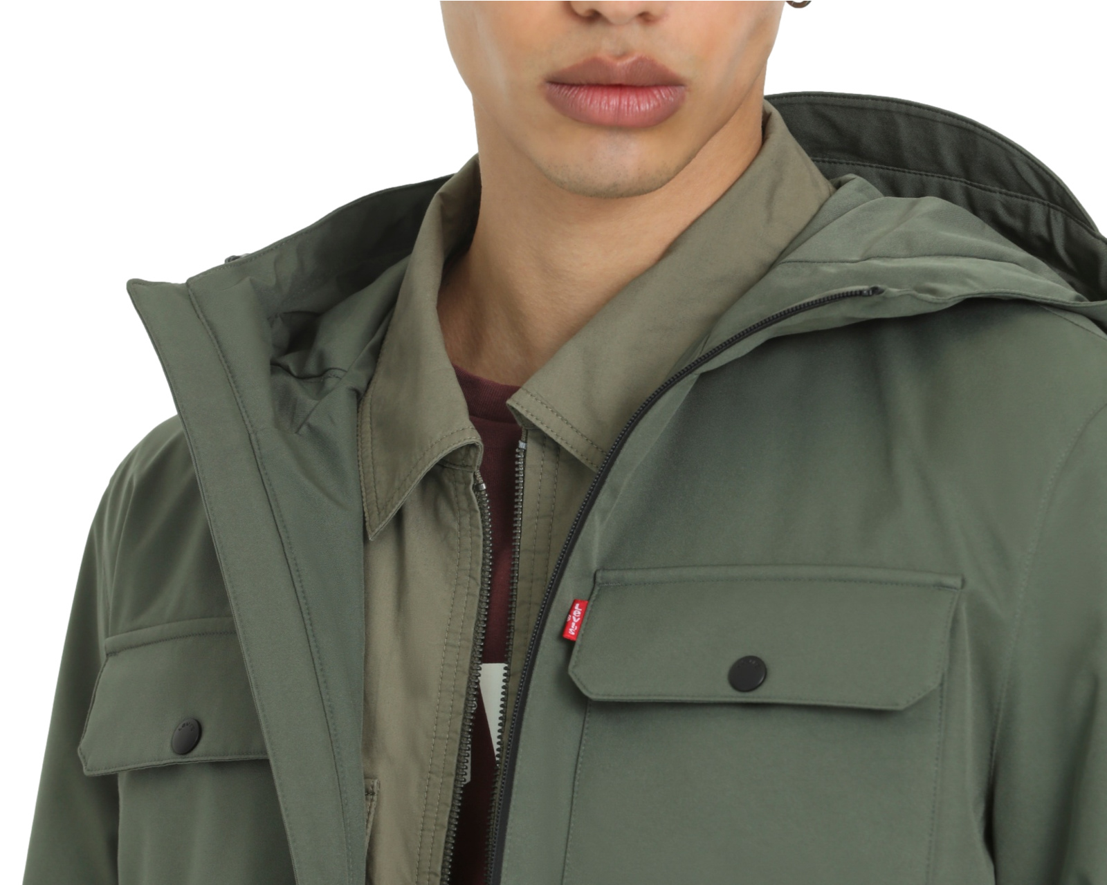 Foto 6 | Foto 6 | Chamarra con Capucha Levi's para Hombre