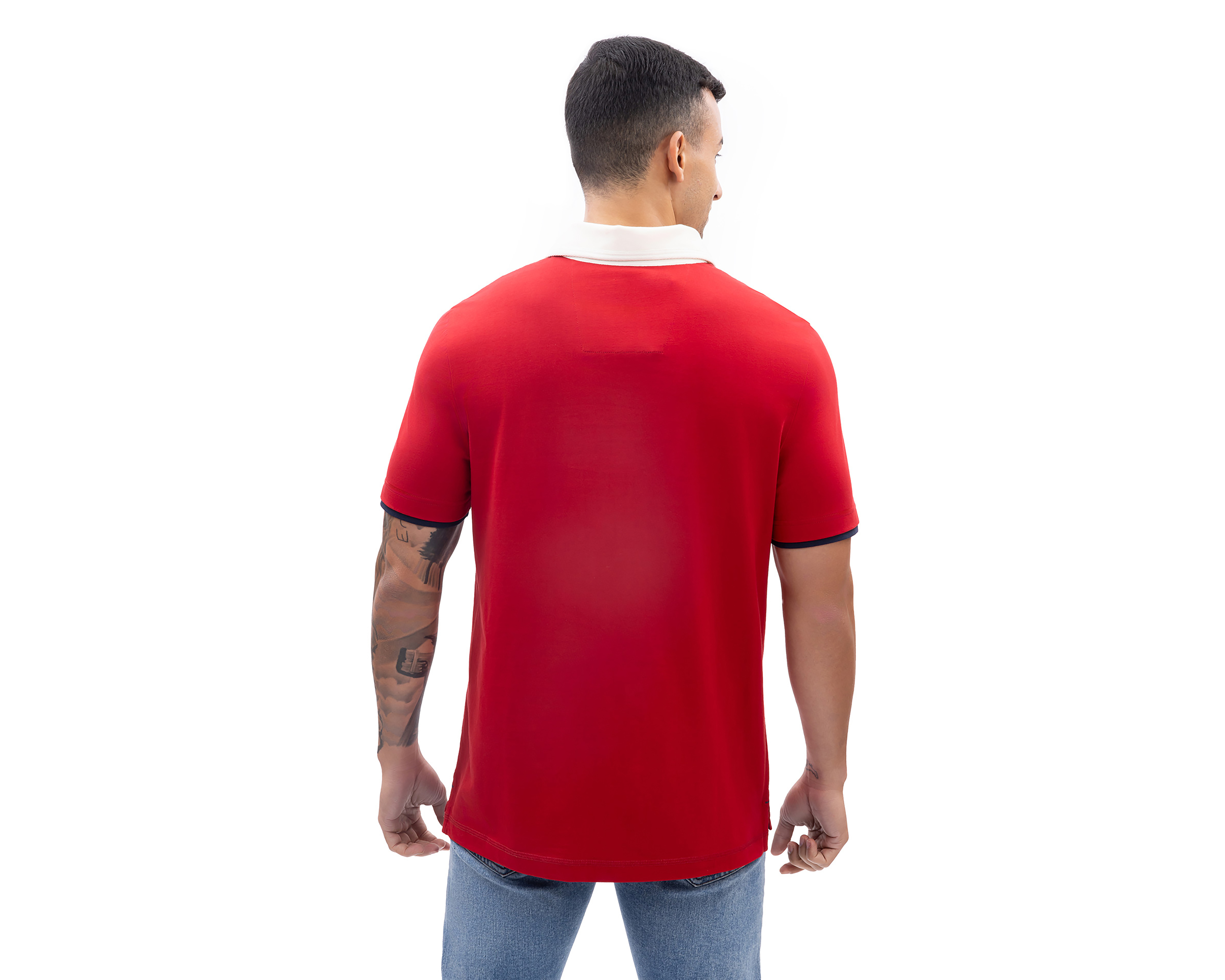 Foto 3 | Foto 3 | Playera Polo Nautica Jeans Co Roja para Hombre