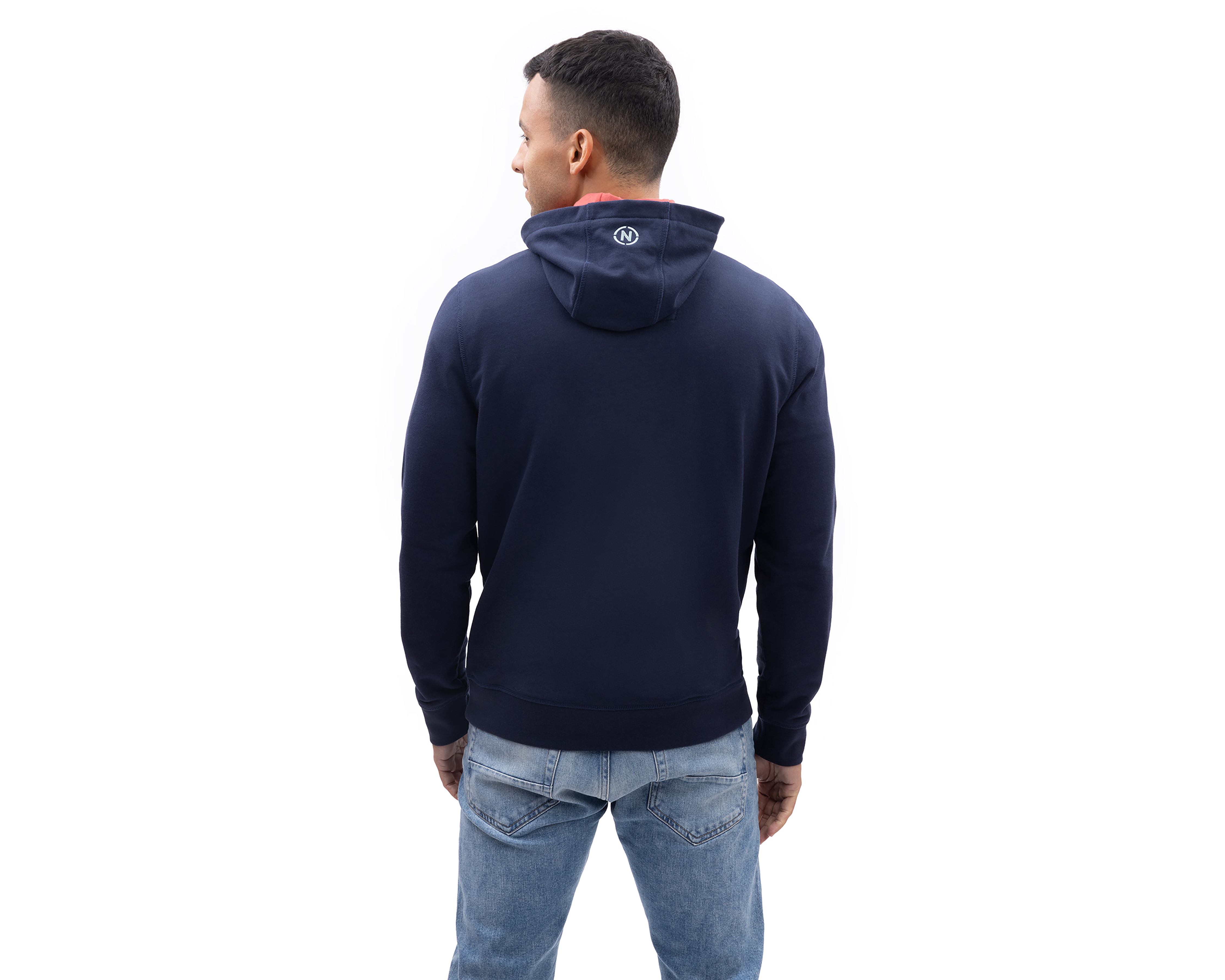 Foto 3 pulgar | Foto 2 | Sudadera de Algodón con Capucha Nautica Jeans Co para Hombre