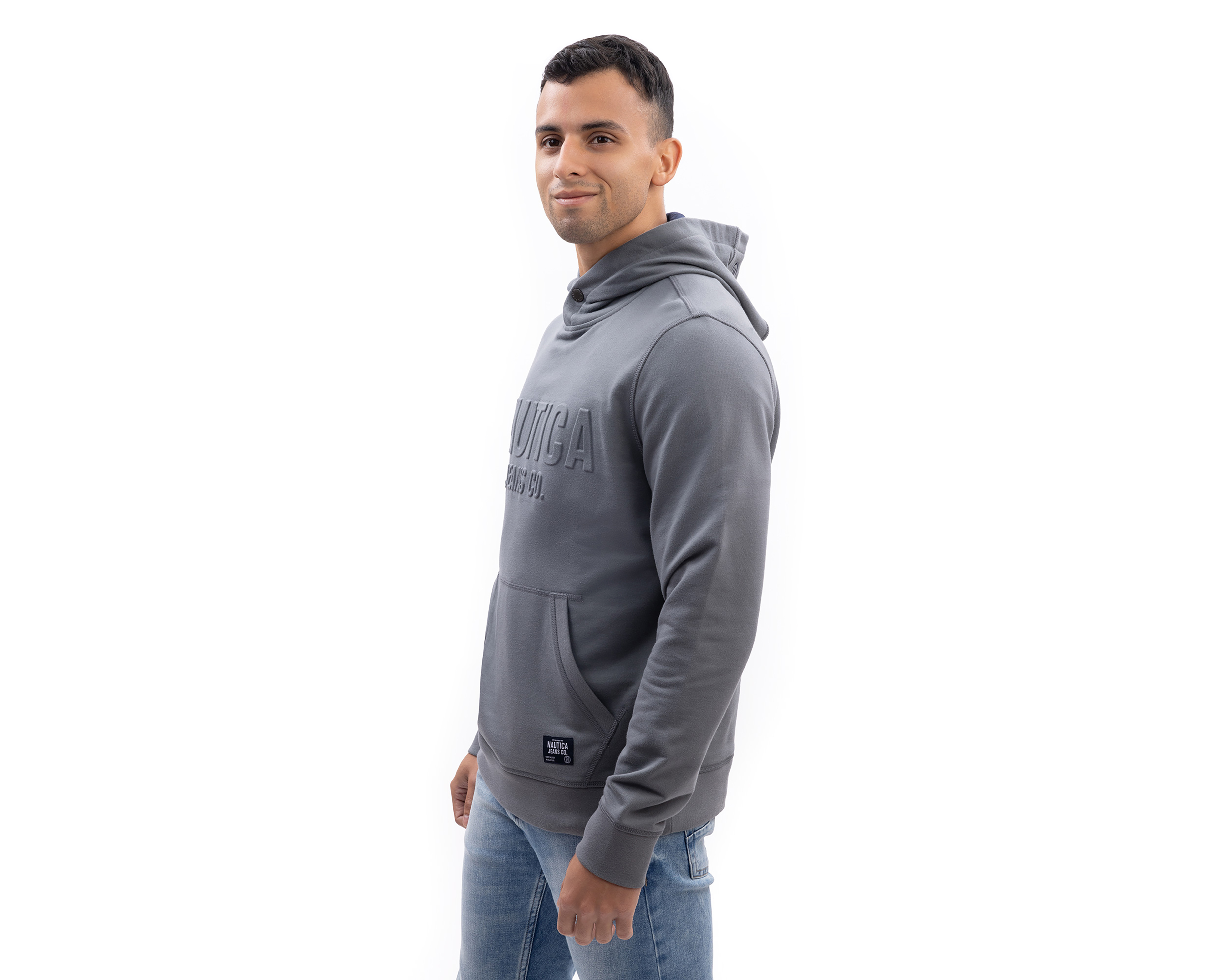 Foto 4 pulgar | Foto 3 | Sudadera de Algodón con Capucha Nautica Jeans Co para Hombre