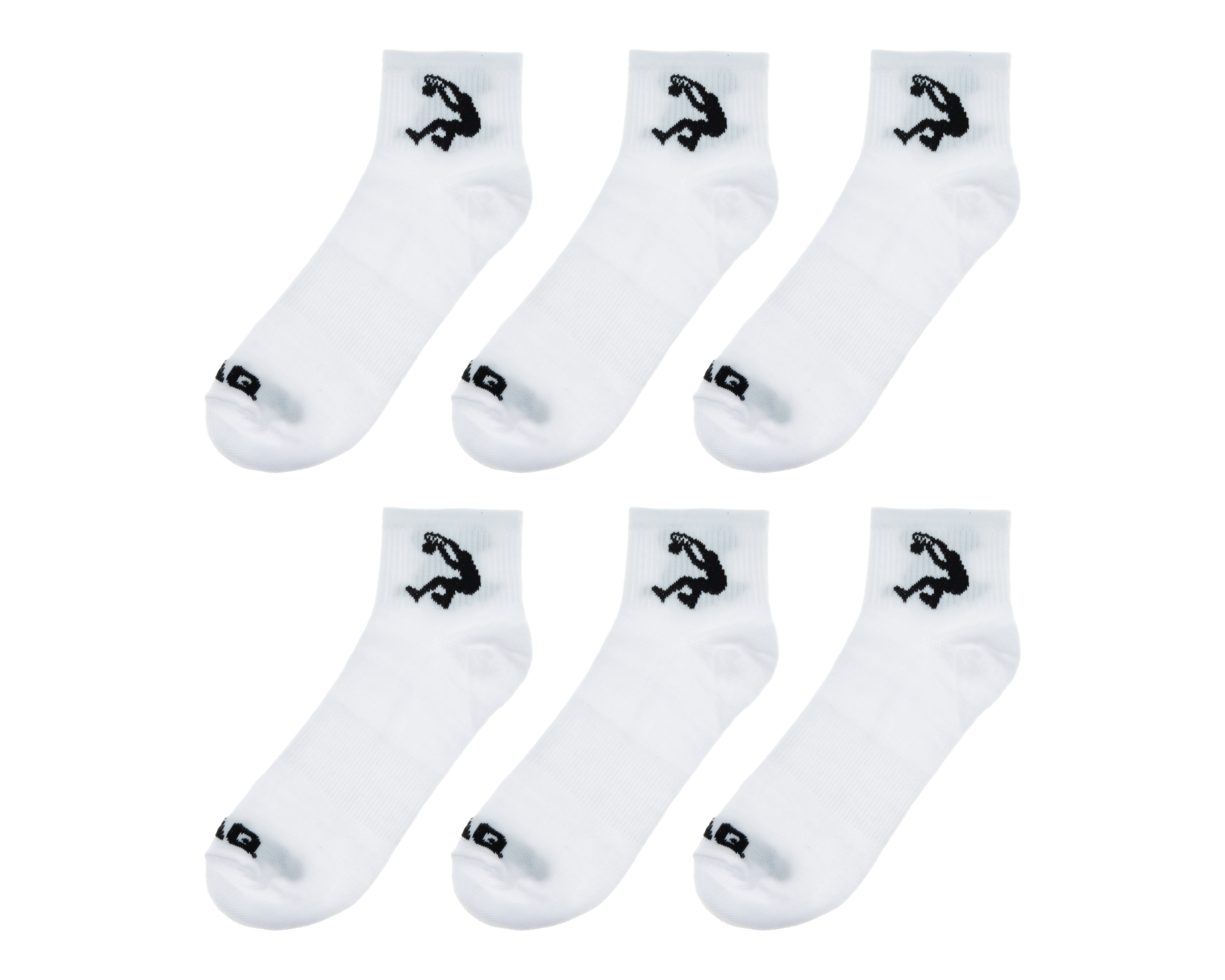 Foto 2 pulgar | Foto 1 | Calcetas Cortas Deportivas Shaq para Hombre 6 Pares