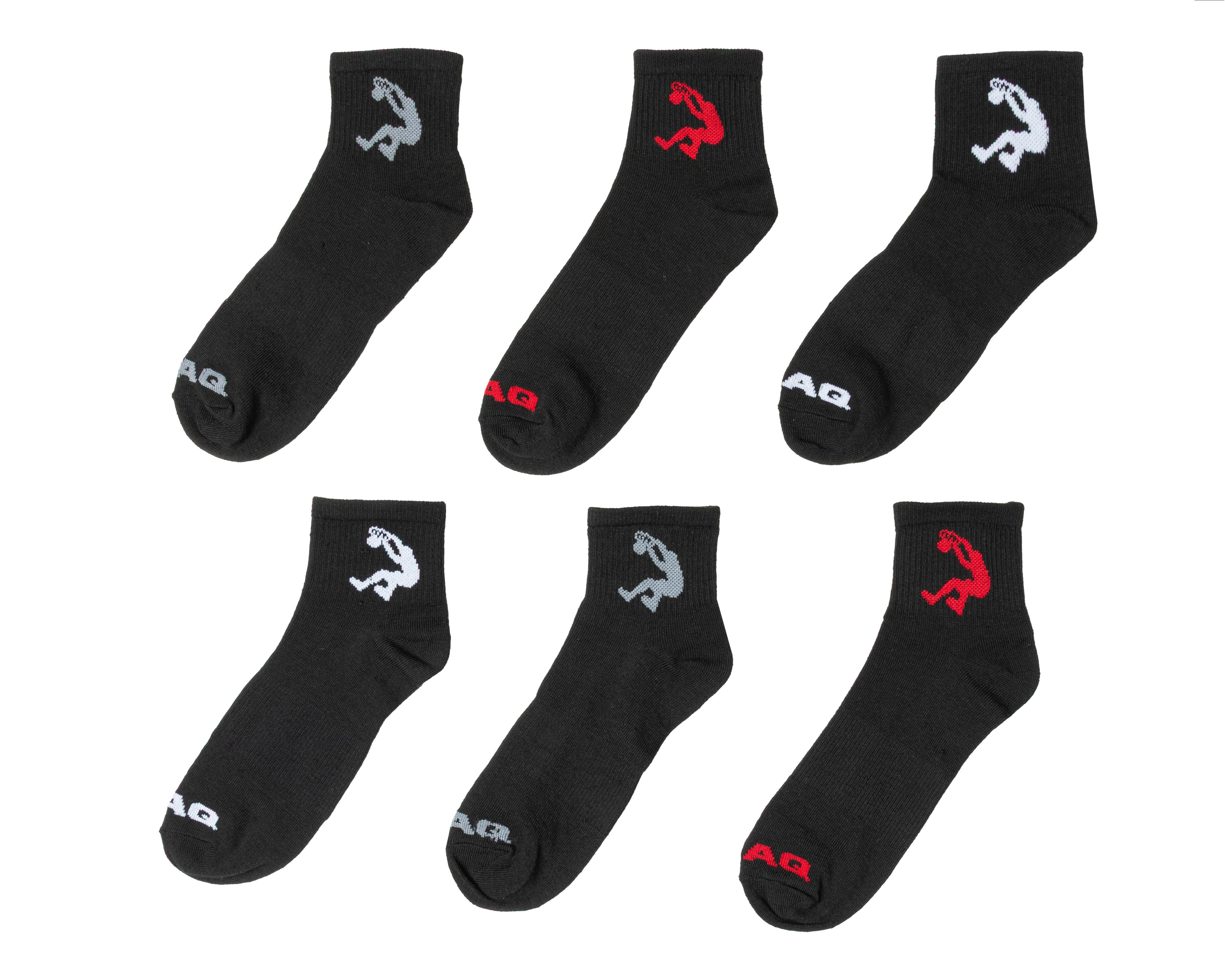 Foto 2 pulgar | Foto 1 | Calceta Deportiva Shaq para Hombre 6 Pares