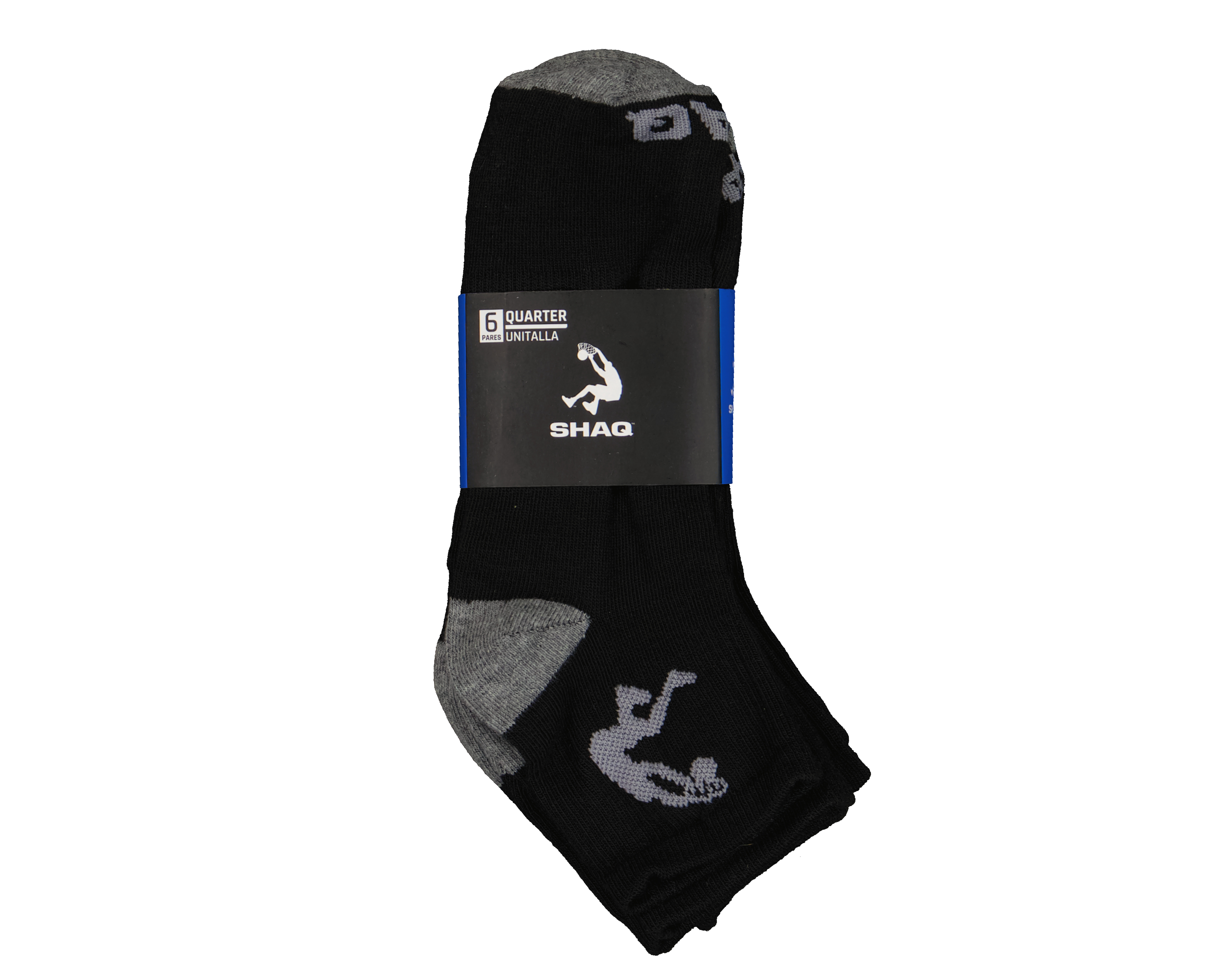 Foto 3 | Foto 3 | Calcetas Quarter Deportivas Shaq para Hombre 6 Pares