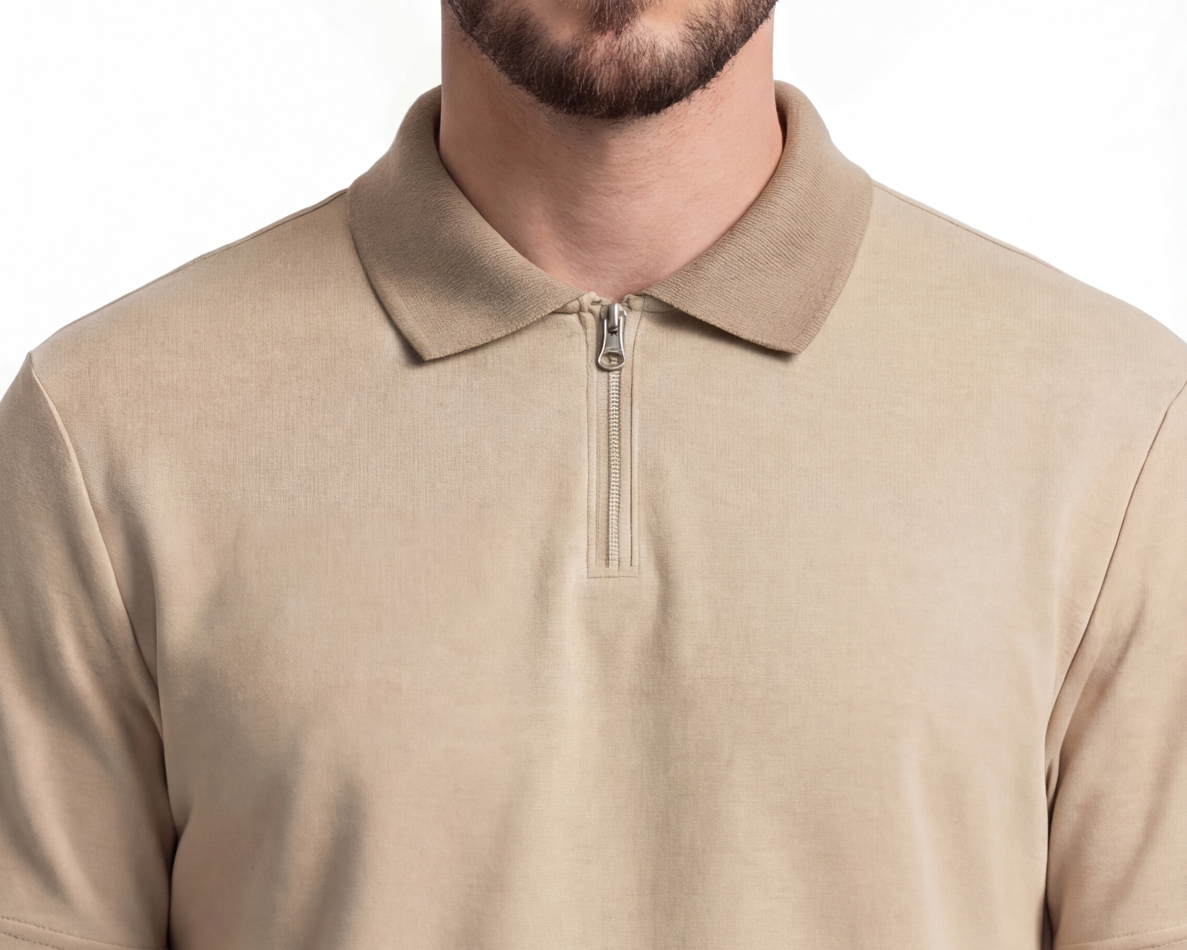Foto 5 pulgar | Foto 4 | Playera Polo Porto Sur Beige para Hombre