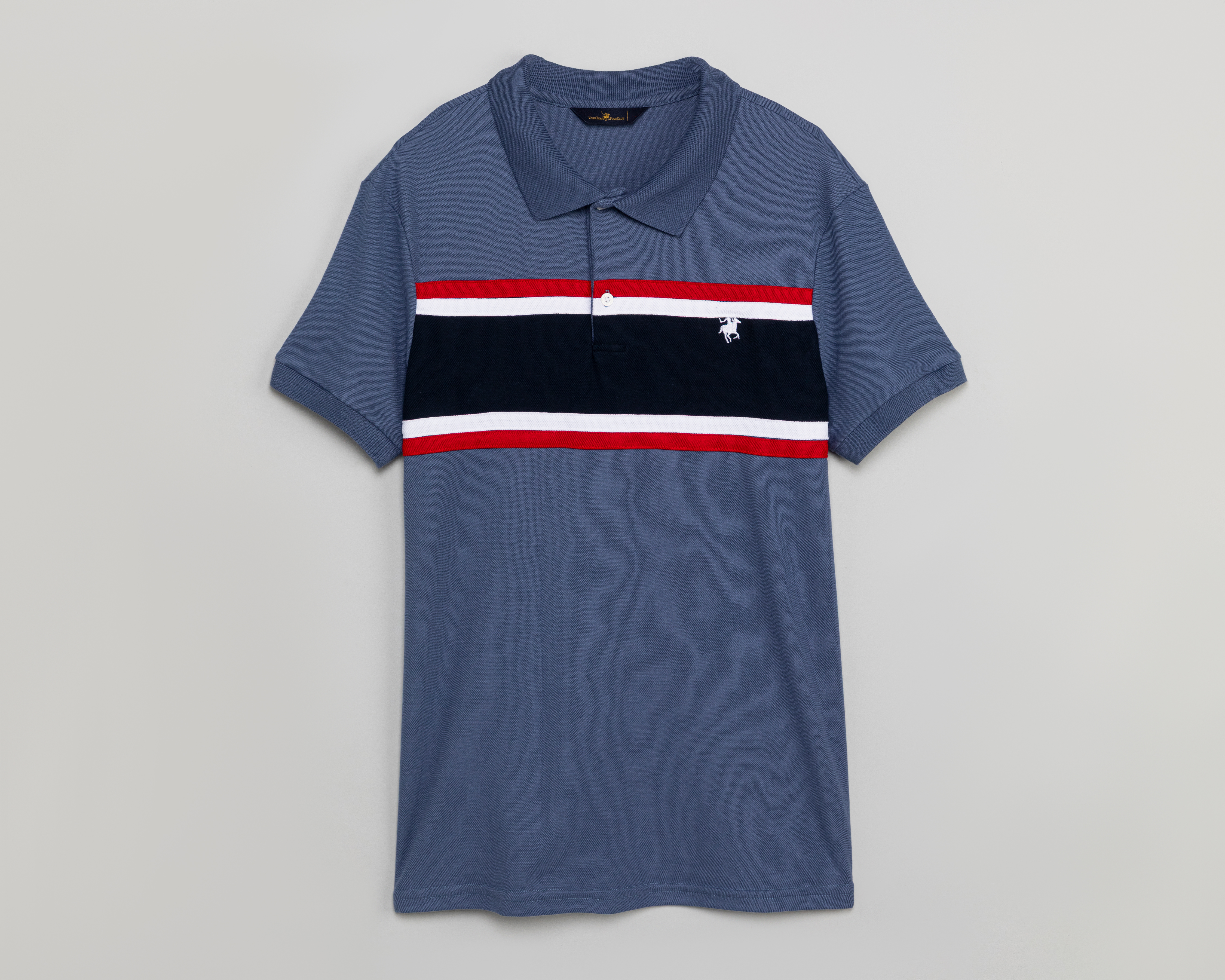 Foto 1 | Foto 1 | Playera Polo York Team Polo Club Azul para Hombre