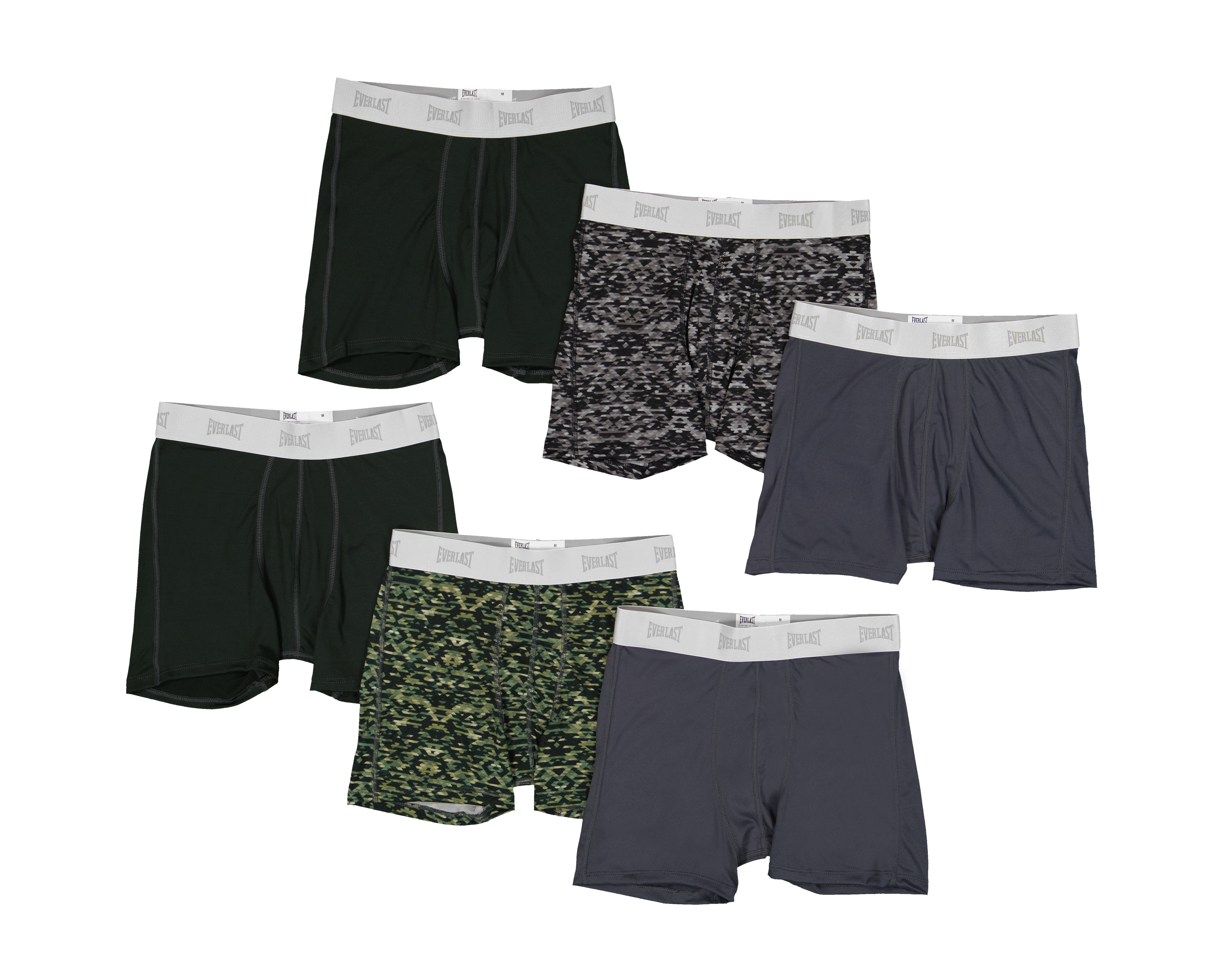 Foto 2 pulgar | Foto 1 | Bóxer Corto Everlast para Hombre 6 Piezas