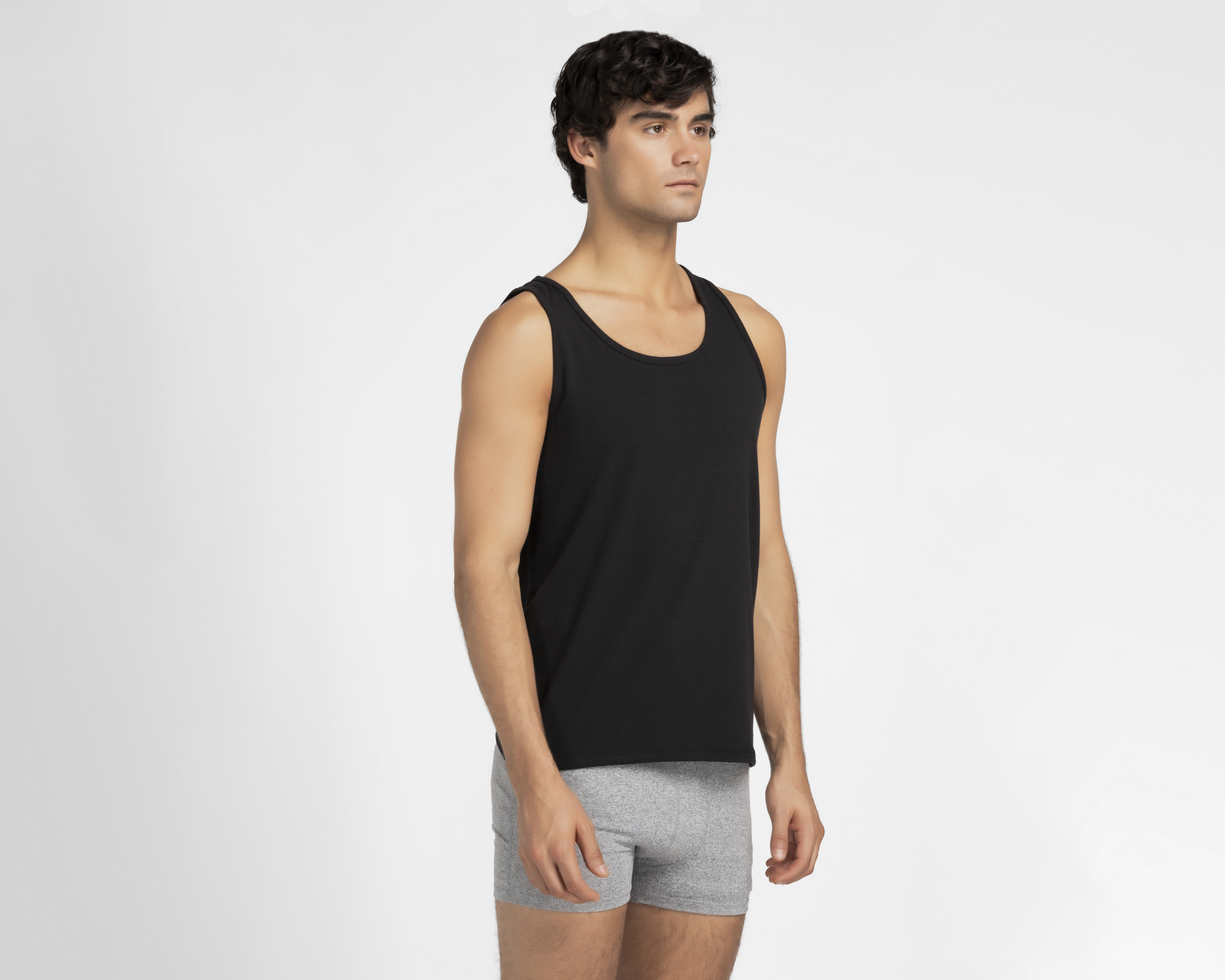 Foto 3 pulgar | Foto 2 | Camiseta Interior Everlast Negra para Hombre