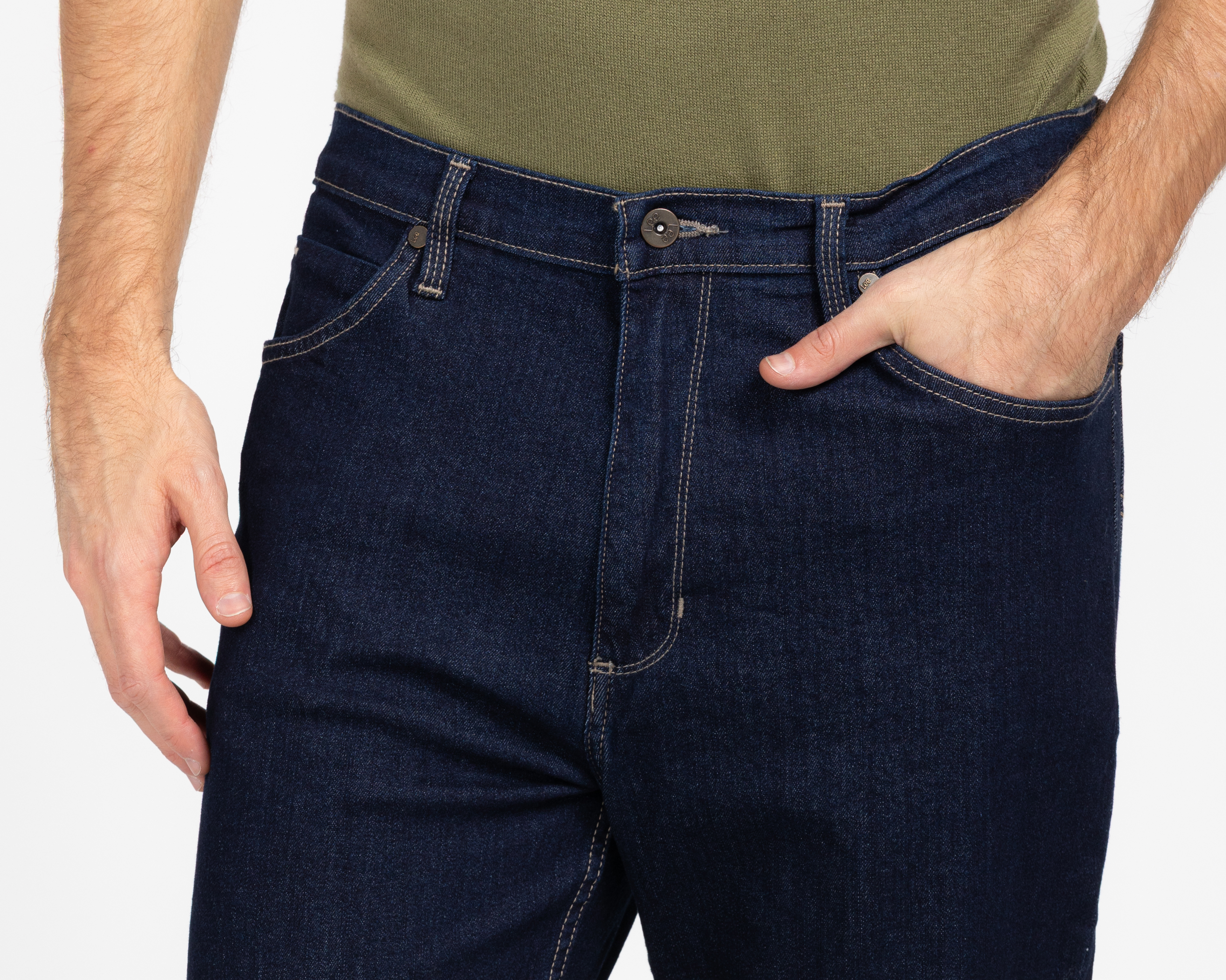 Foto 4 pulgar | Foto 3 | Jeans Regular Lee para Hombre