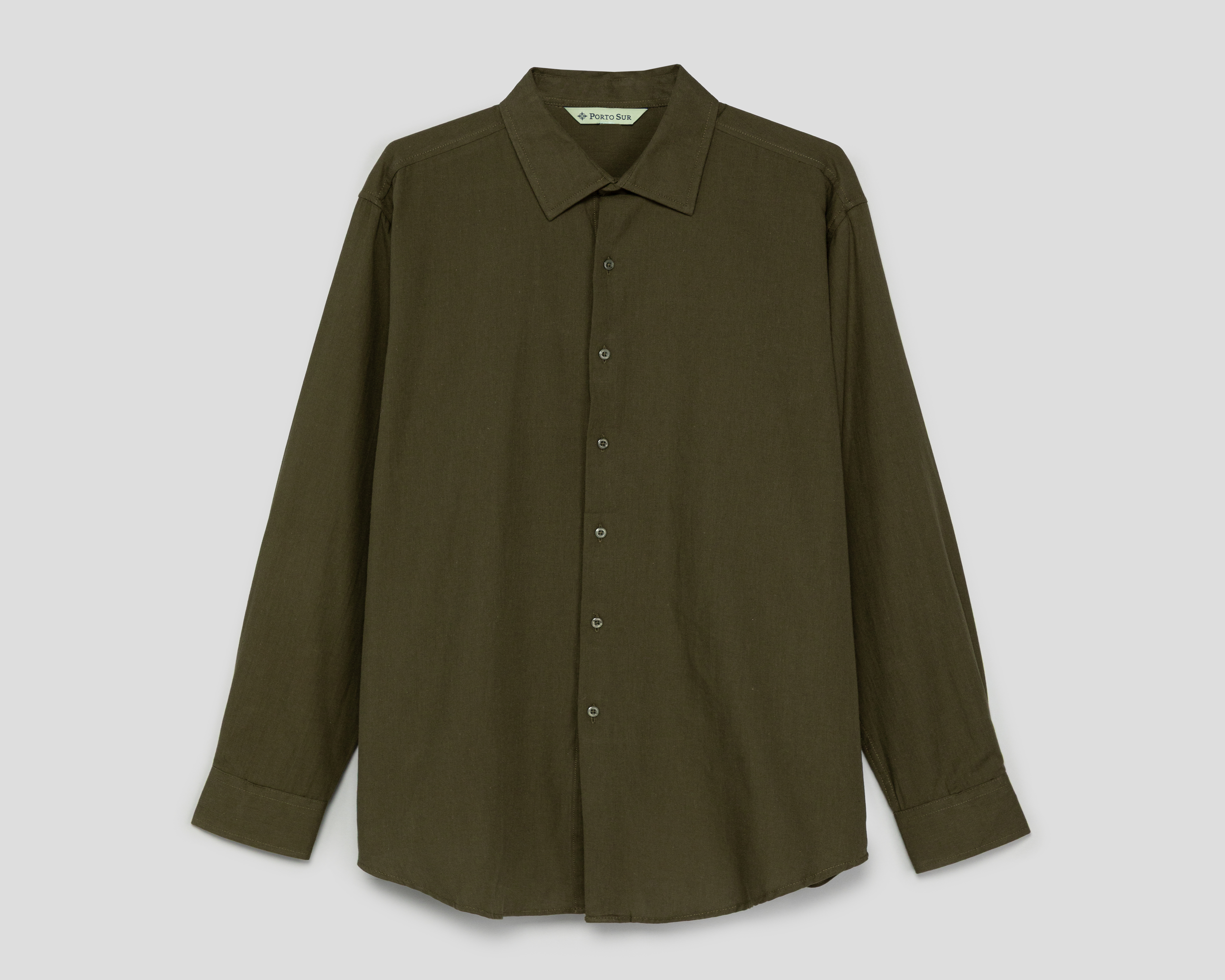 Camisa Casual de Algodón Porto Sur Regular para Hombre