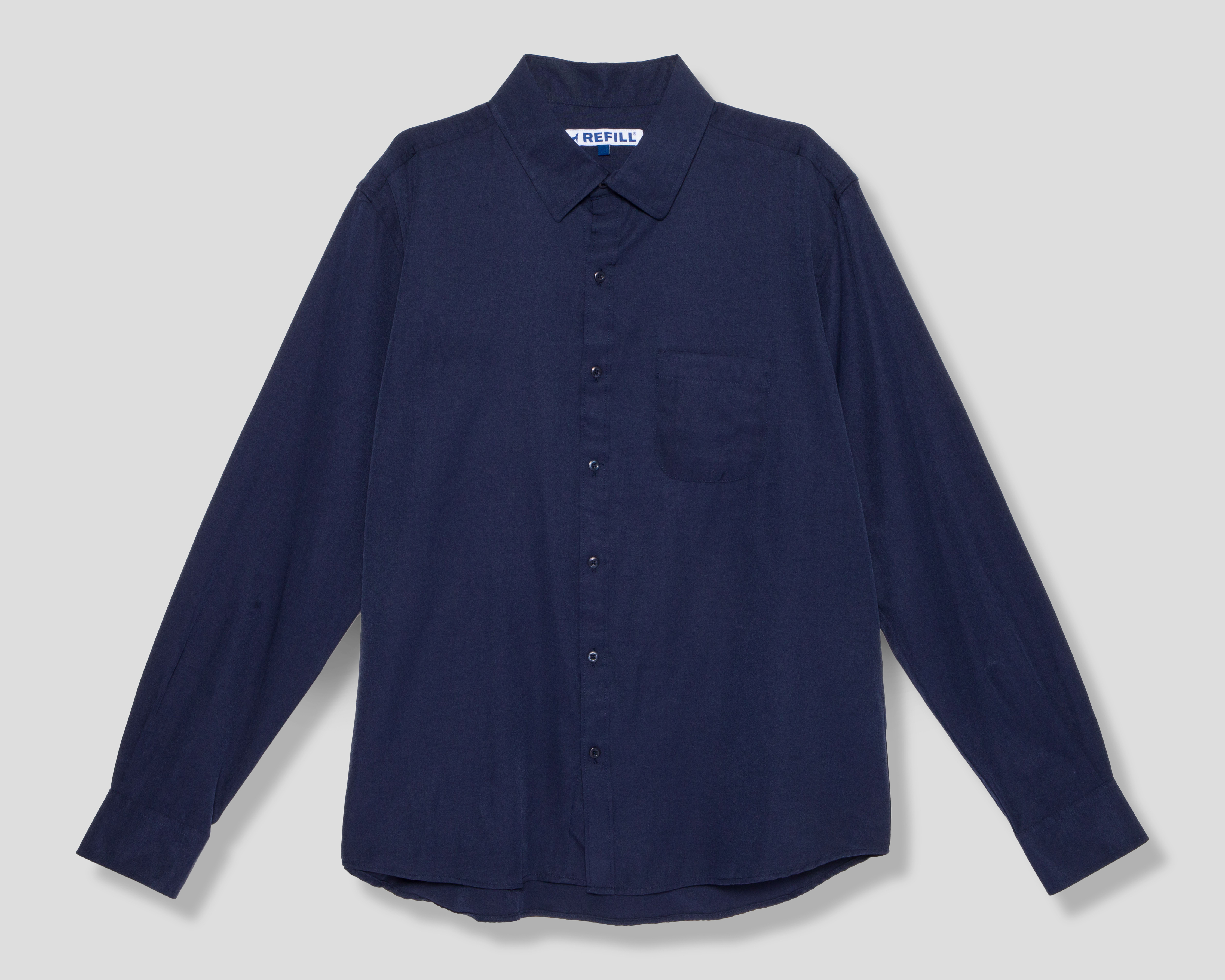 Foto 2 pulgar | Foto 1 | Camisa Casual Refill Regular Fit Lisa para Hombre