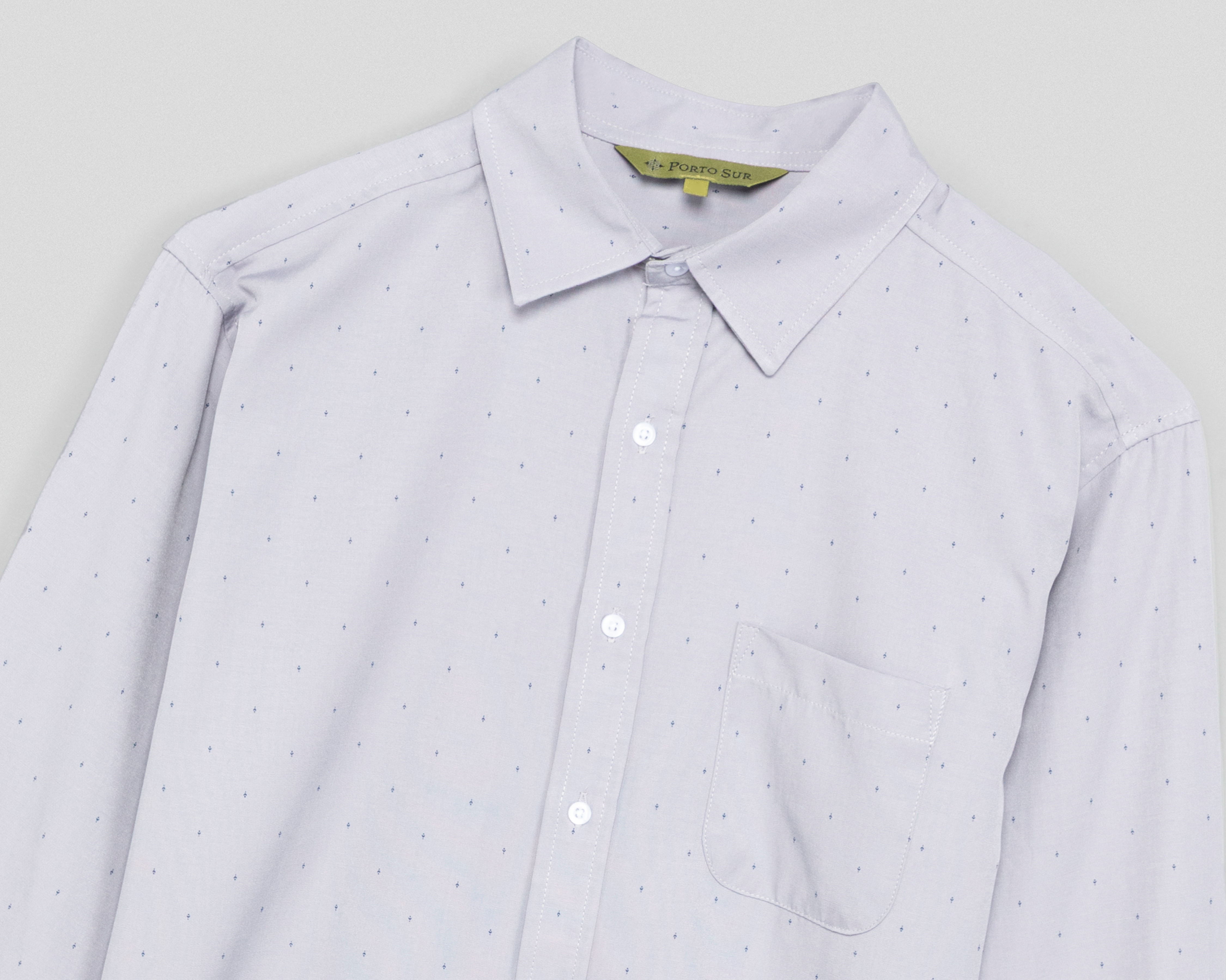 Foto 4 pulgar | Foto 3 | Camisa Casual Porto Sur Regular Estampada para Hombre