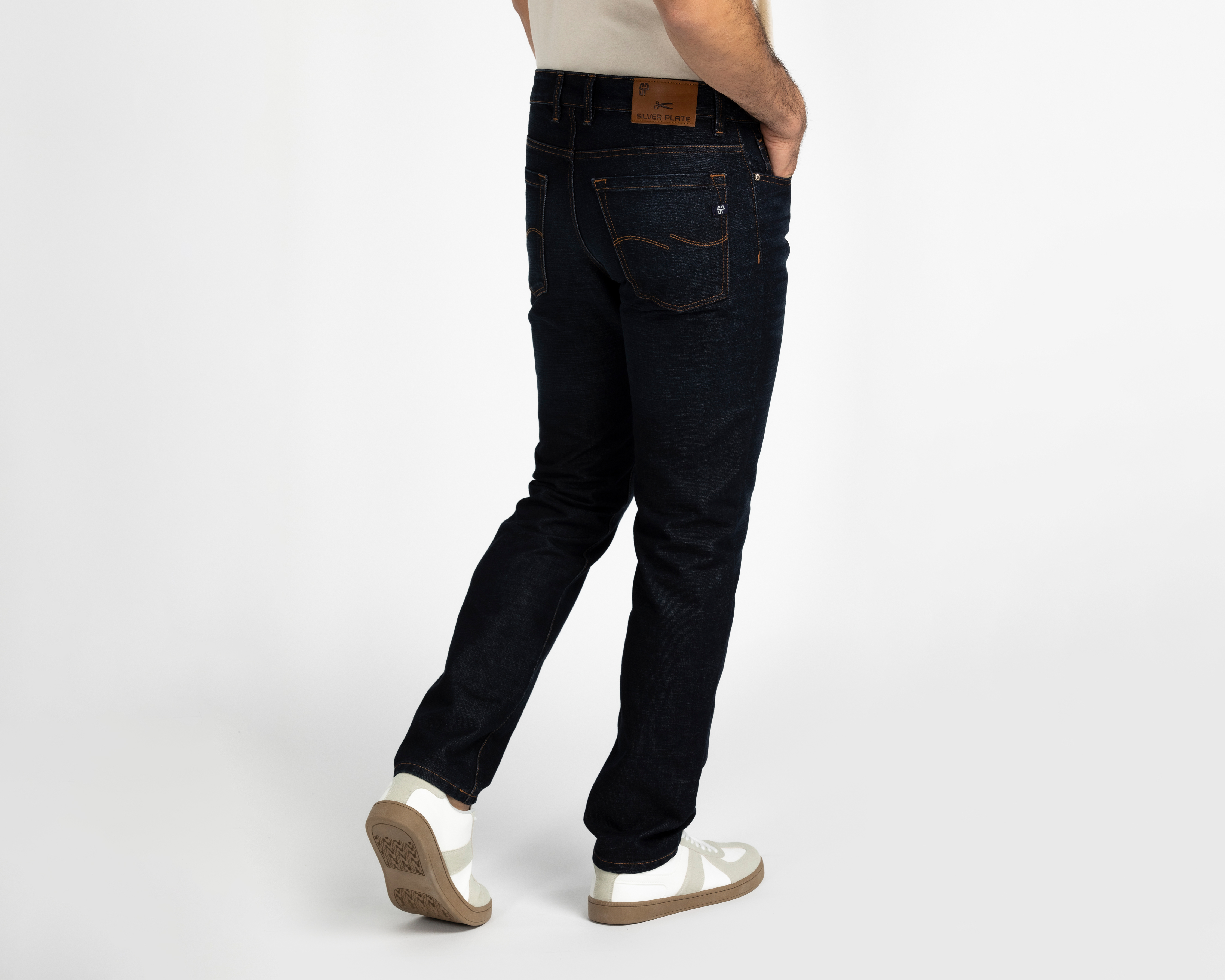 Foto 2 | Foto 2 | Jeans Slim Silver Plate para Hombre