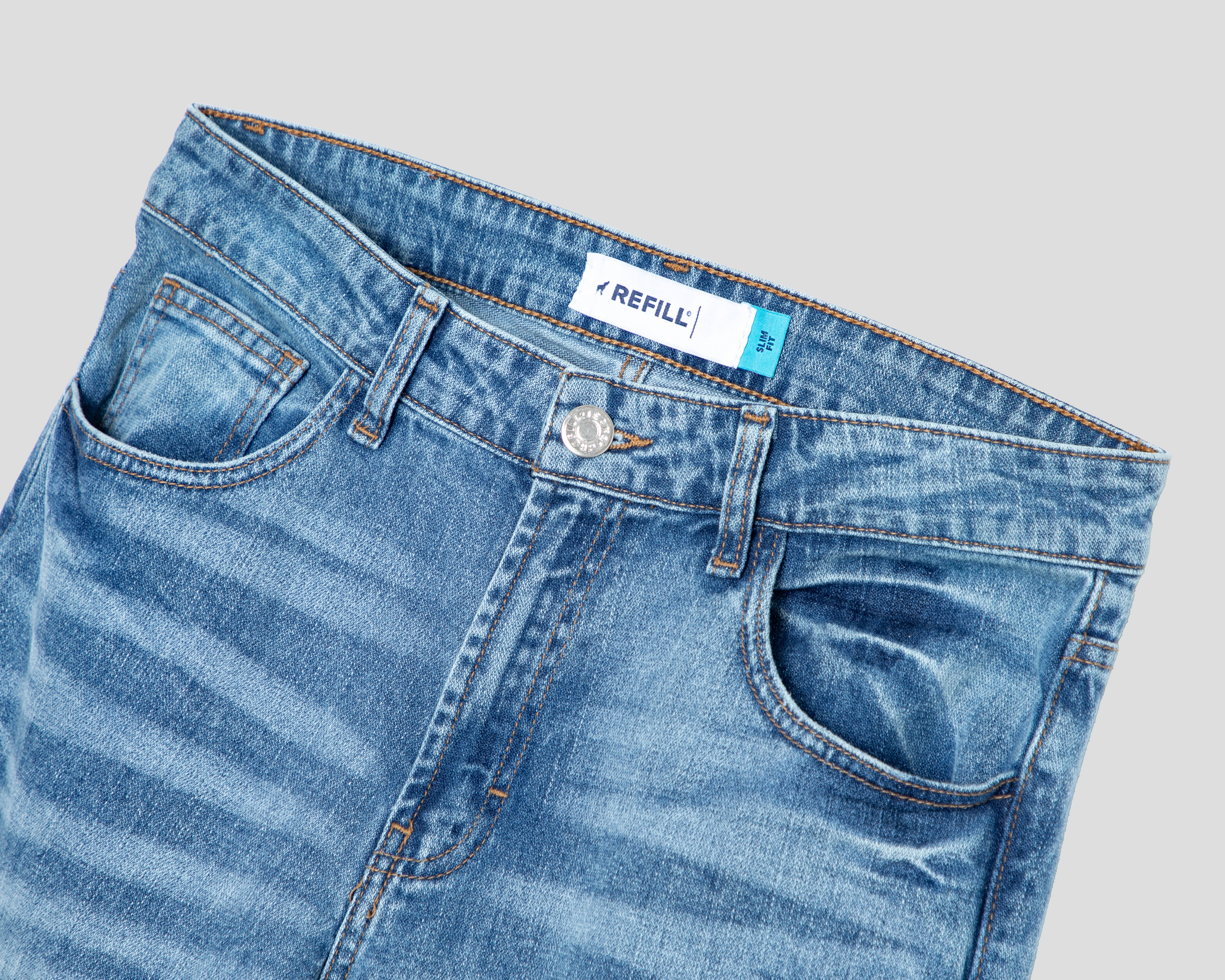 Foto 3 | Foto 3 | Jeans Slim Fit Refill para Hombre