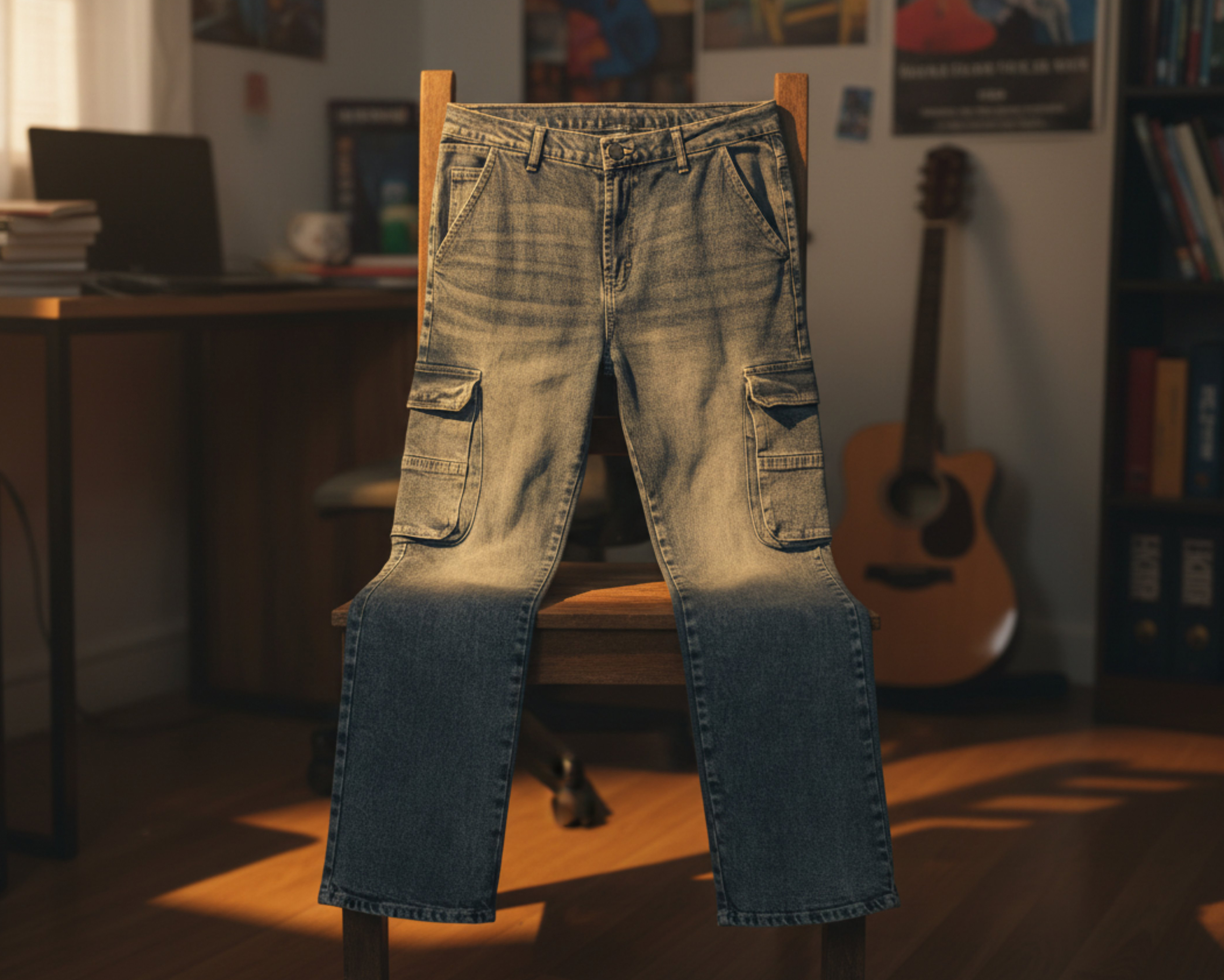 Foto 4 | Foto 4 | Jeans Wide Leg Strona para Hombre