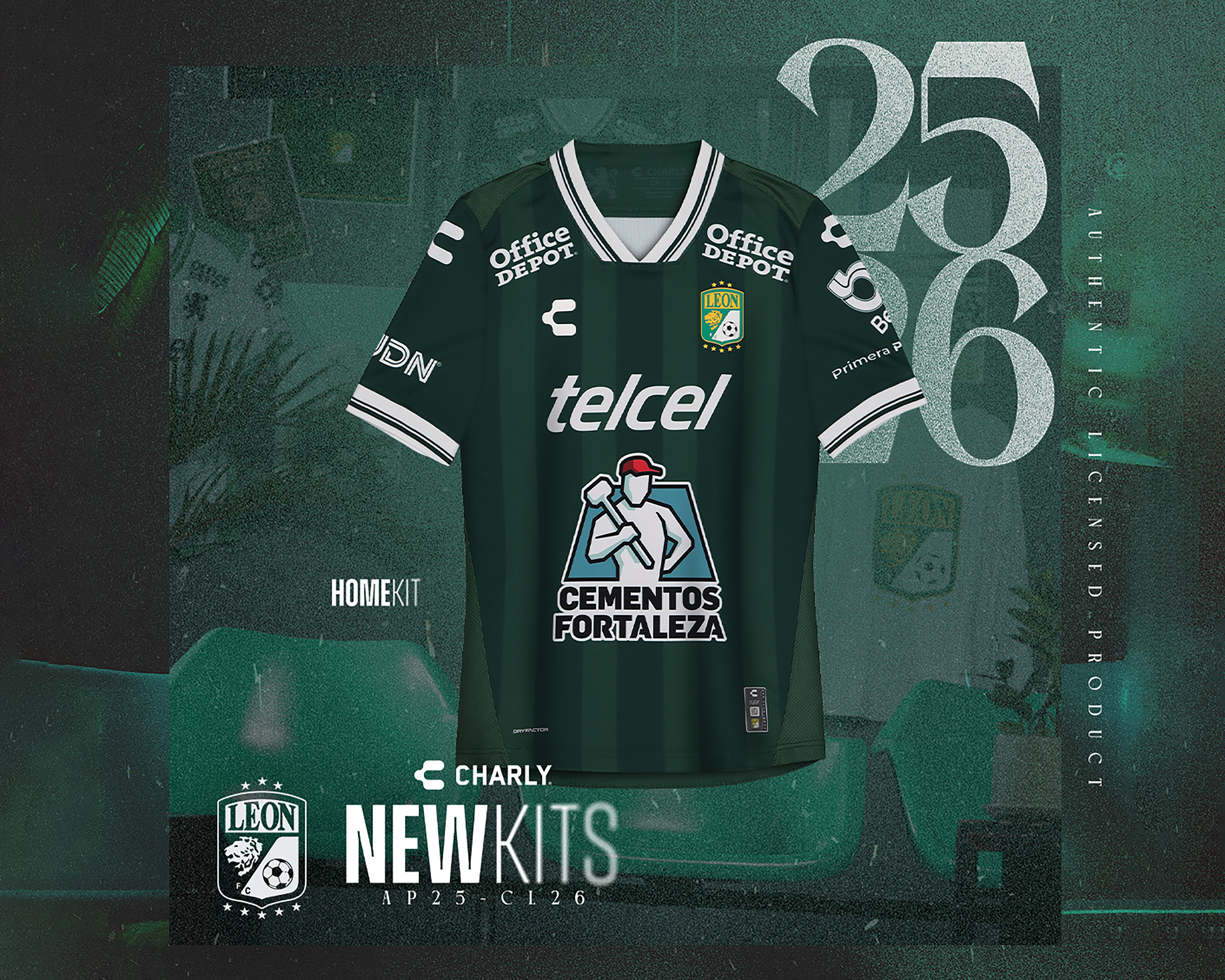 Foto 4 | Foto 4 | Jersey Charly Club León Local 25/26 para Hombre