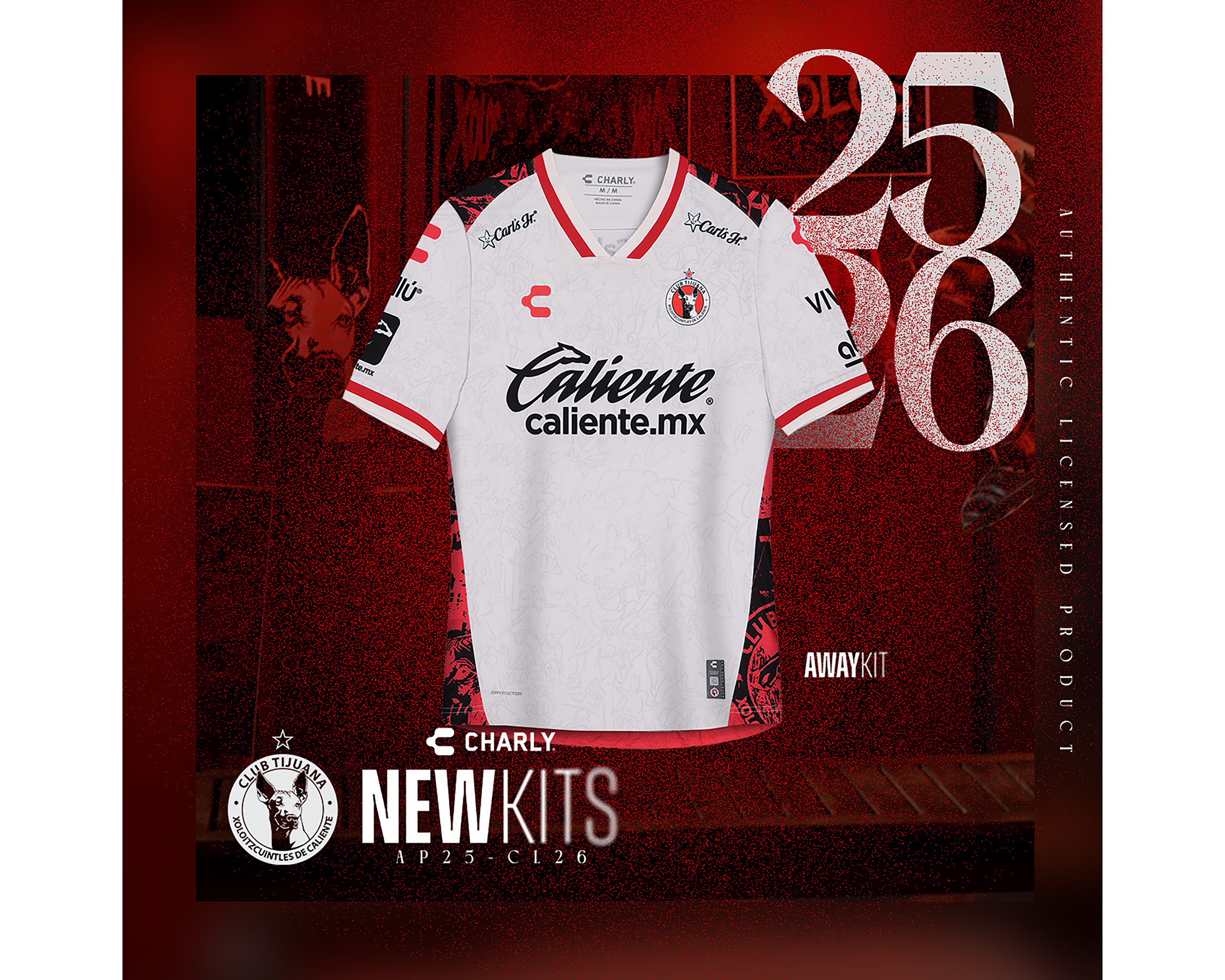 Foto 5 pulgar | Foto 4 | Jersey Charly Xolos de Tijuana Visitante 25/26 para Hombre