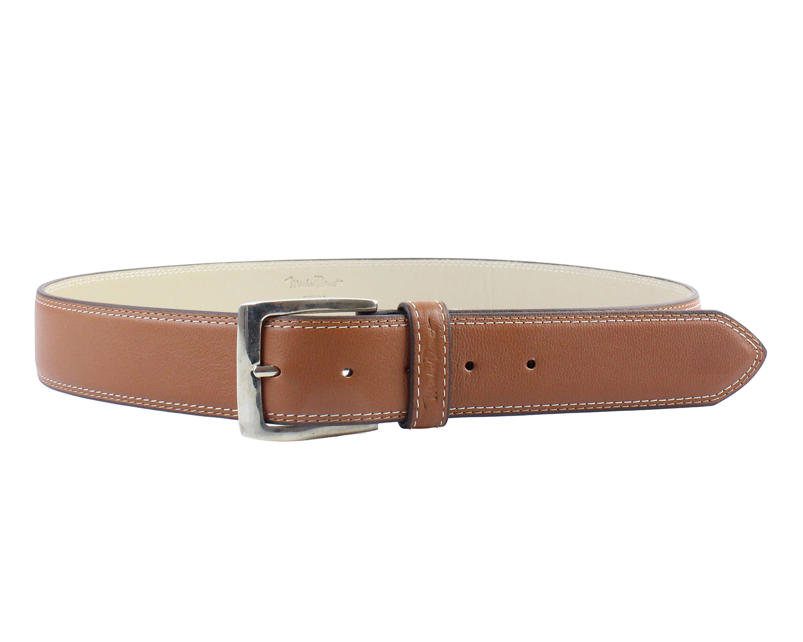 Cinturón de Piel para Hombre Michel Domit Miel