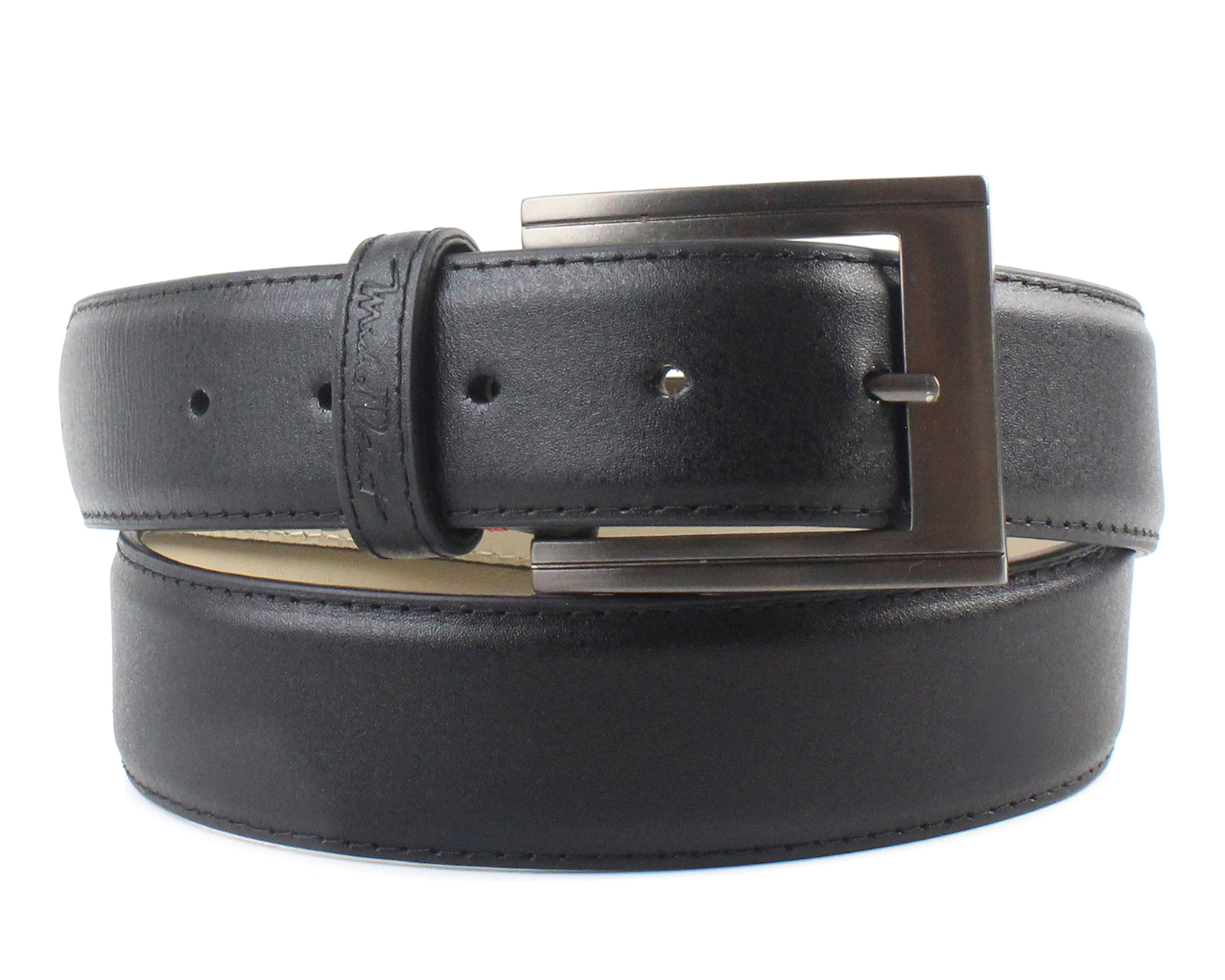 Foto 2 | Foto 2 | Cinturón de Piel para Hombre Michel Domit Negro