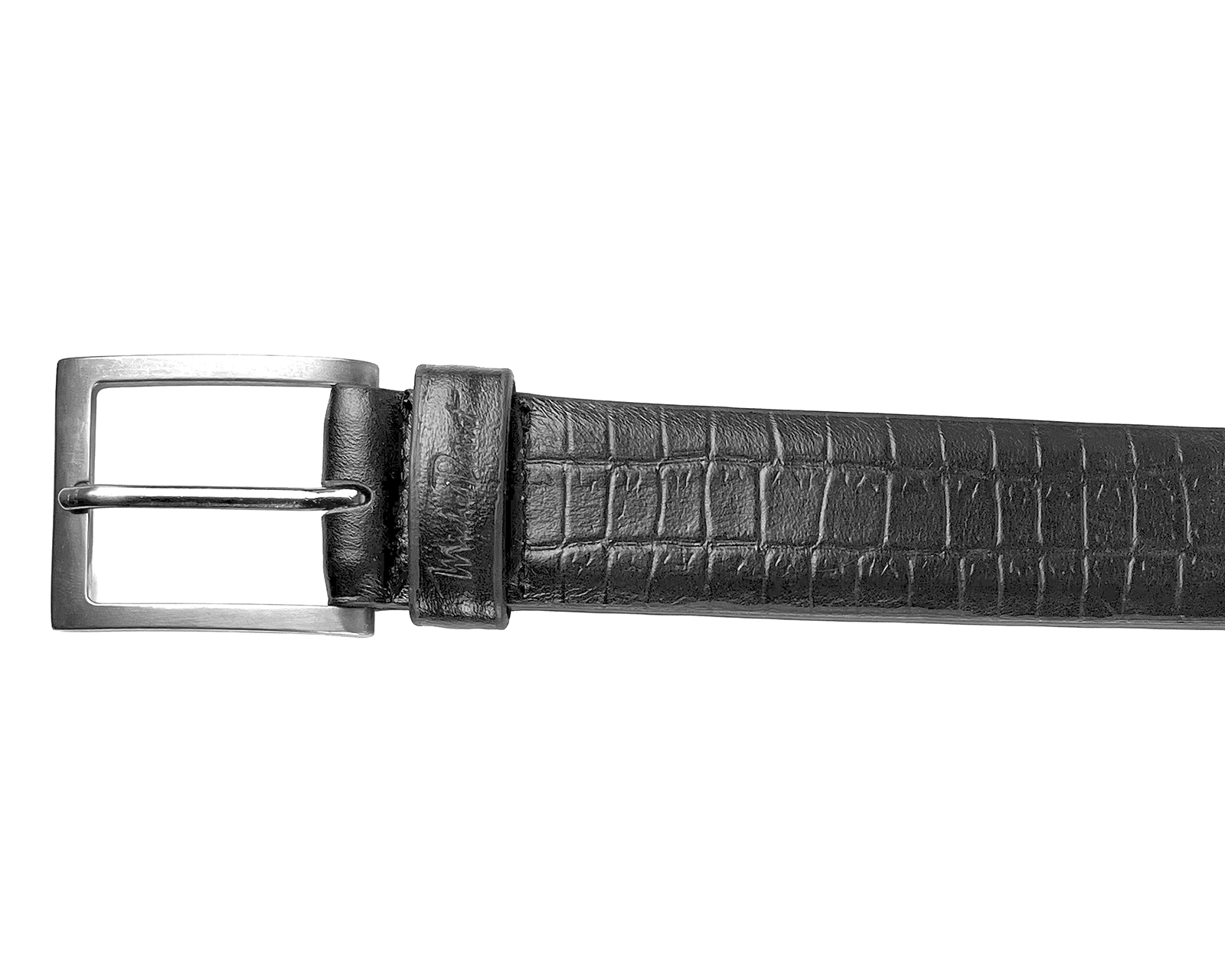 Foto 4 pulgar | Foto 3 | Cinturón de Piel para Hombre Michel Domit Negro