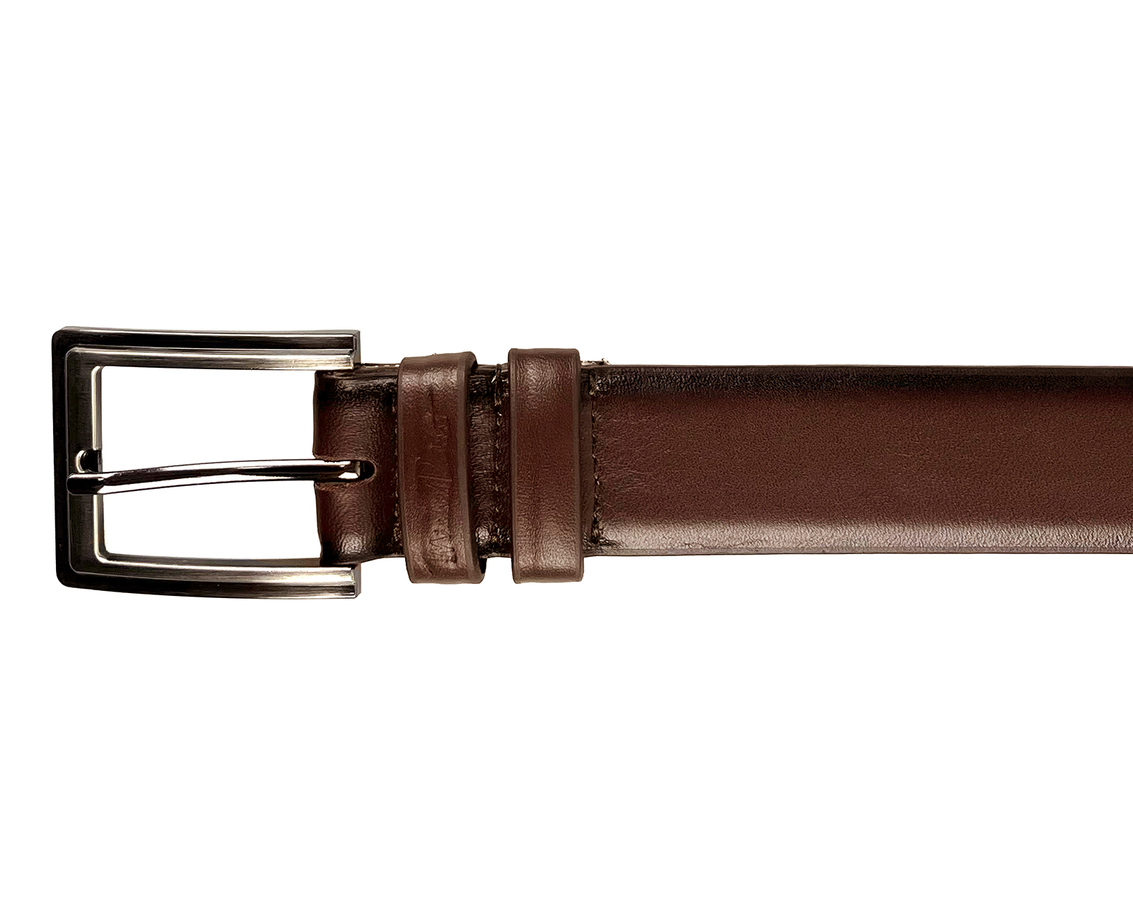 Foto 4 pulgar | Foto 3 | Cinturón de Piel para Hombre Michel Domit Café