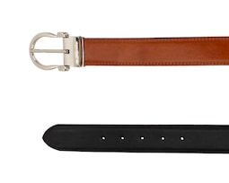 Cinturón de Piel para Hombre Michel Domit Doble Vista