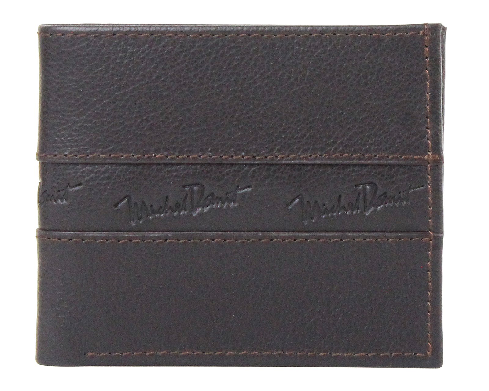 Cartera de Piel para Hombre Michel Domit Chocolate
