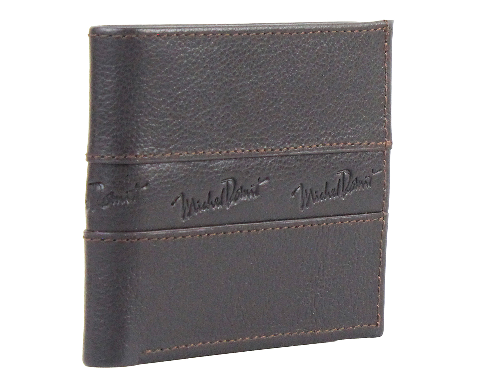 Foto 3 pulgar | Foto 2 | Cartera de Piel para Hombre Michel Domit Chocolate