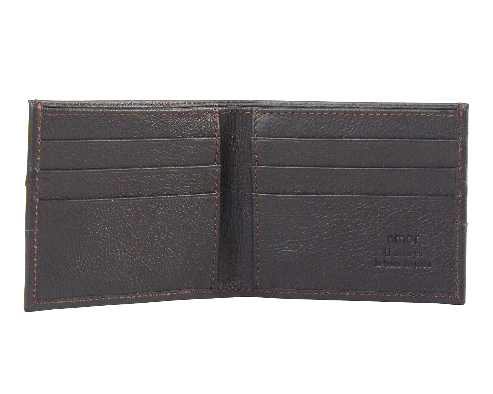 Foto 4 pulgar | Foto 3 | Cartera de Piel para Hombre Michel Domit Chocolate