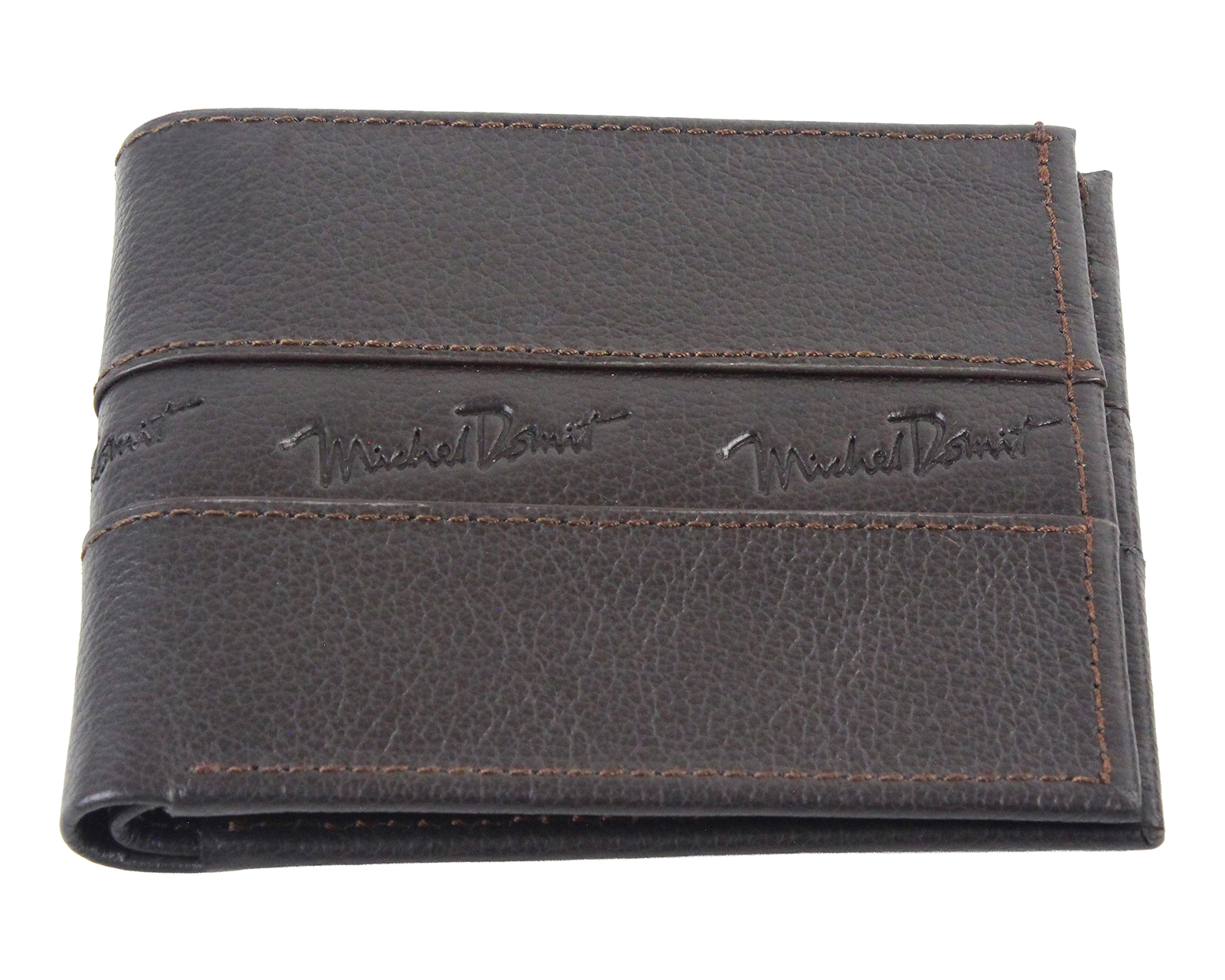 Foto 5 pulgar | Foto 4 | Cartera de Piel para Hombre Michel Domit Chocolate