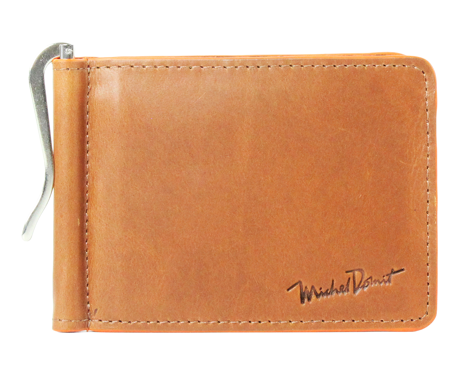 Foto 2 pulgar | Foto 1 | Cartera de Piel para Hombre Michel Domit Miel