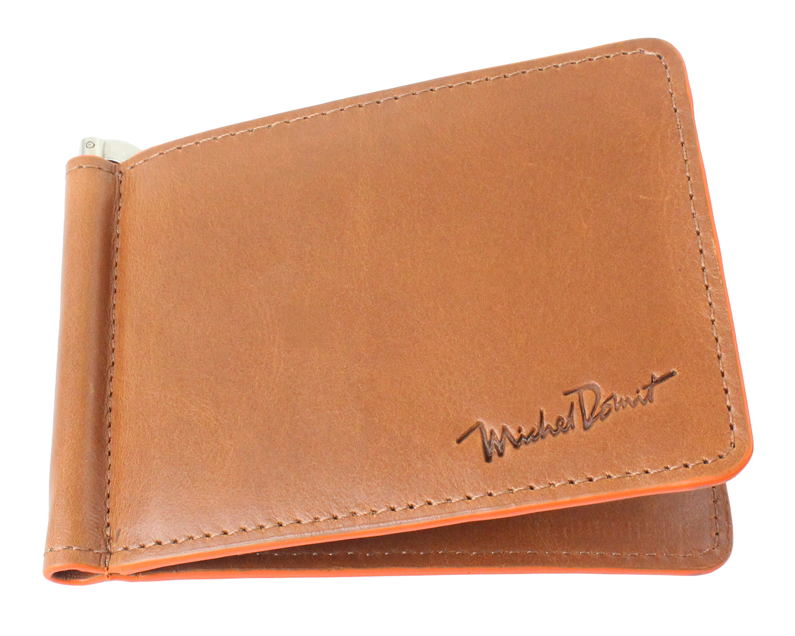 Foto 5 pulgar | Foto 4 | Cartera de Piel para Hombre Michel Domit Miel