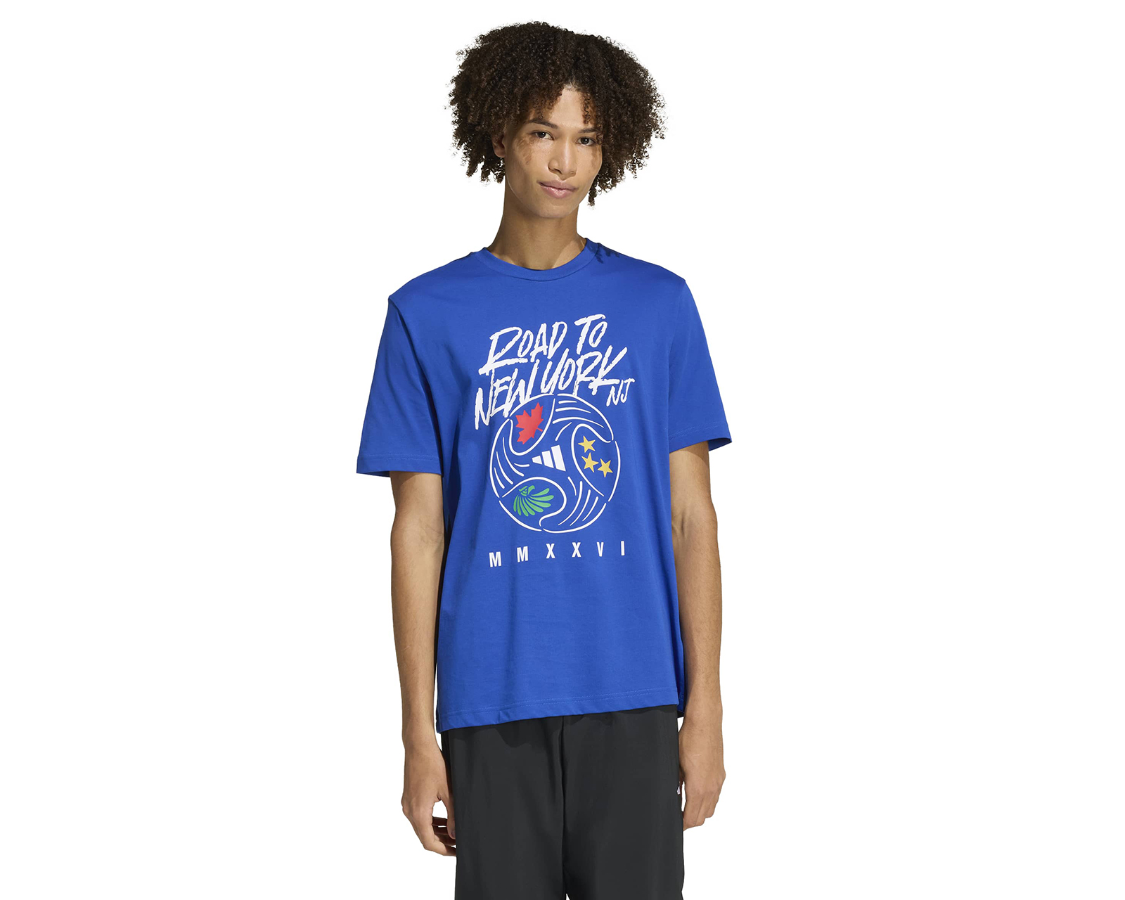 Playera Deportiva Adidas World of Football para Hombre