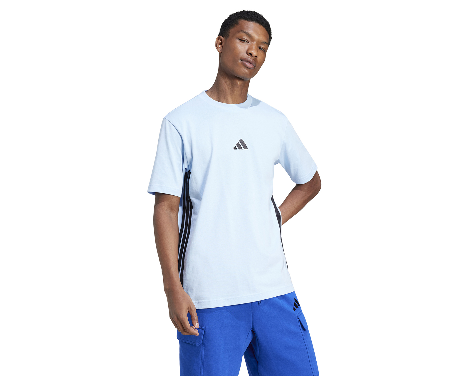 Foto 3 pulgar | Foto 2 | Playera Deportiva Adidas Essentials Three Stripes Single Jersey para Hombre