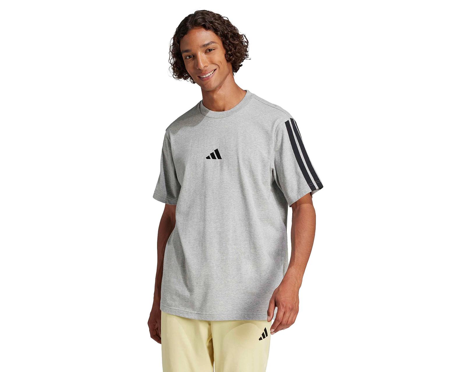 Foto 1 | Foto 1 | Playera Deportiva Adidas Essentials Three Stripes Single Jersey para Hombre