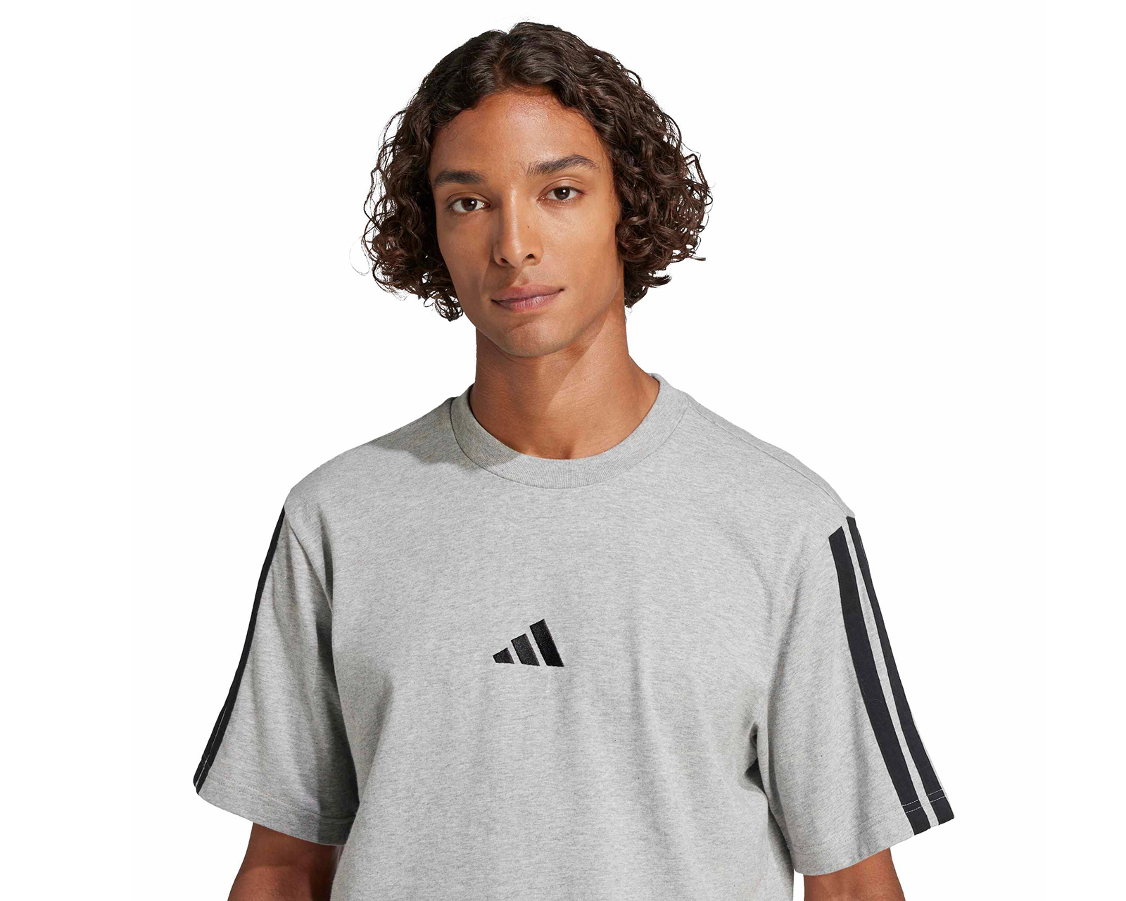 Foto 3 | Foto 3 | Playera Deportiva Adidas Essentials Three Stripes Single Jersey para Hombre