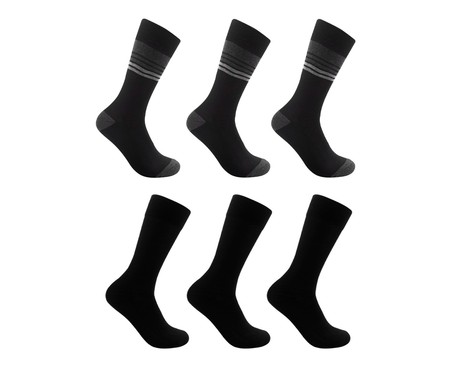 Calcetas Largas de Vestir Fruit of The Loom para Hombre 6 Pares