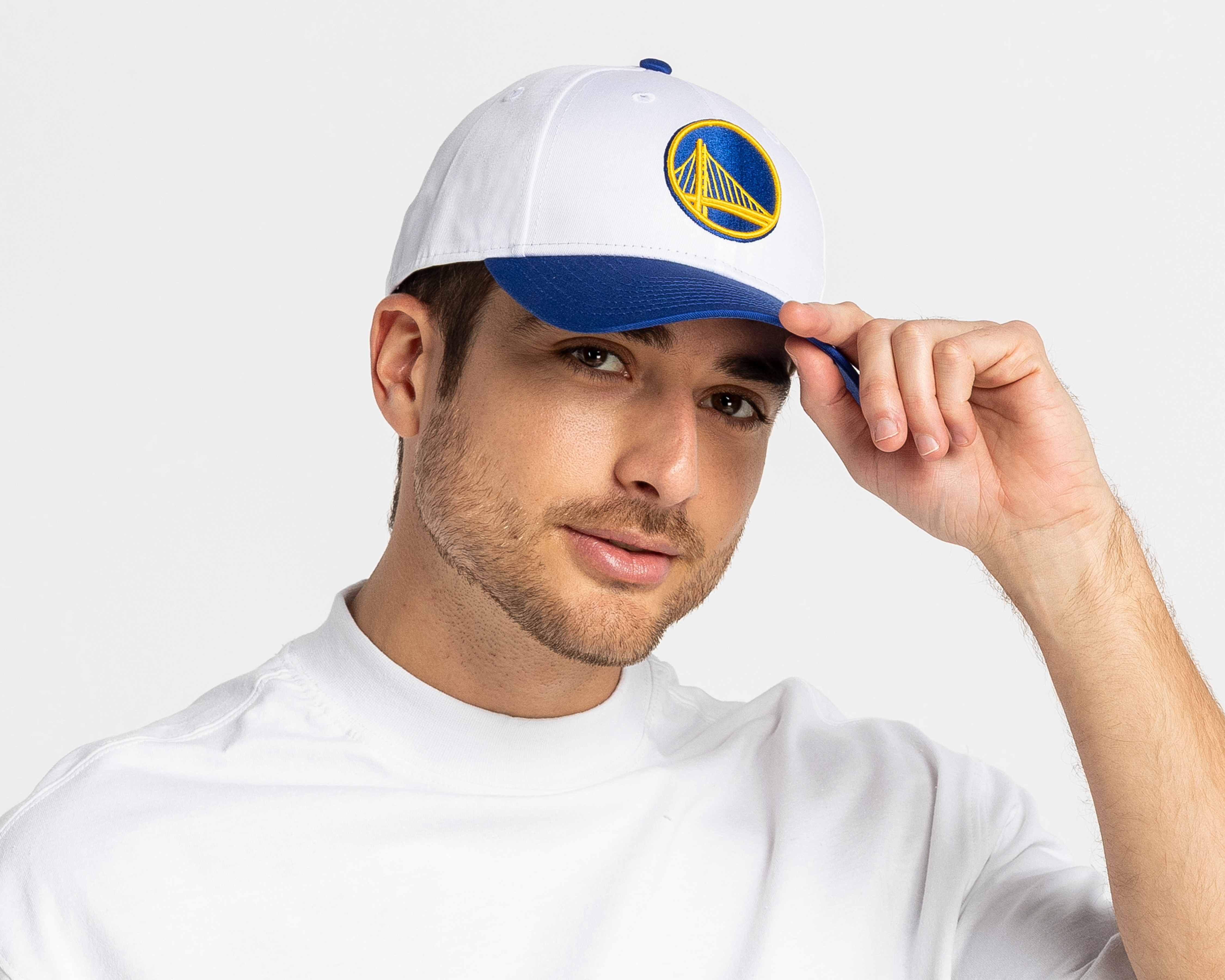 Foto 6 pulgar | Foto 5 | Gorra Curva New Era 9FORTY Golden State Warriors