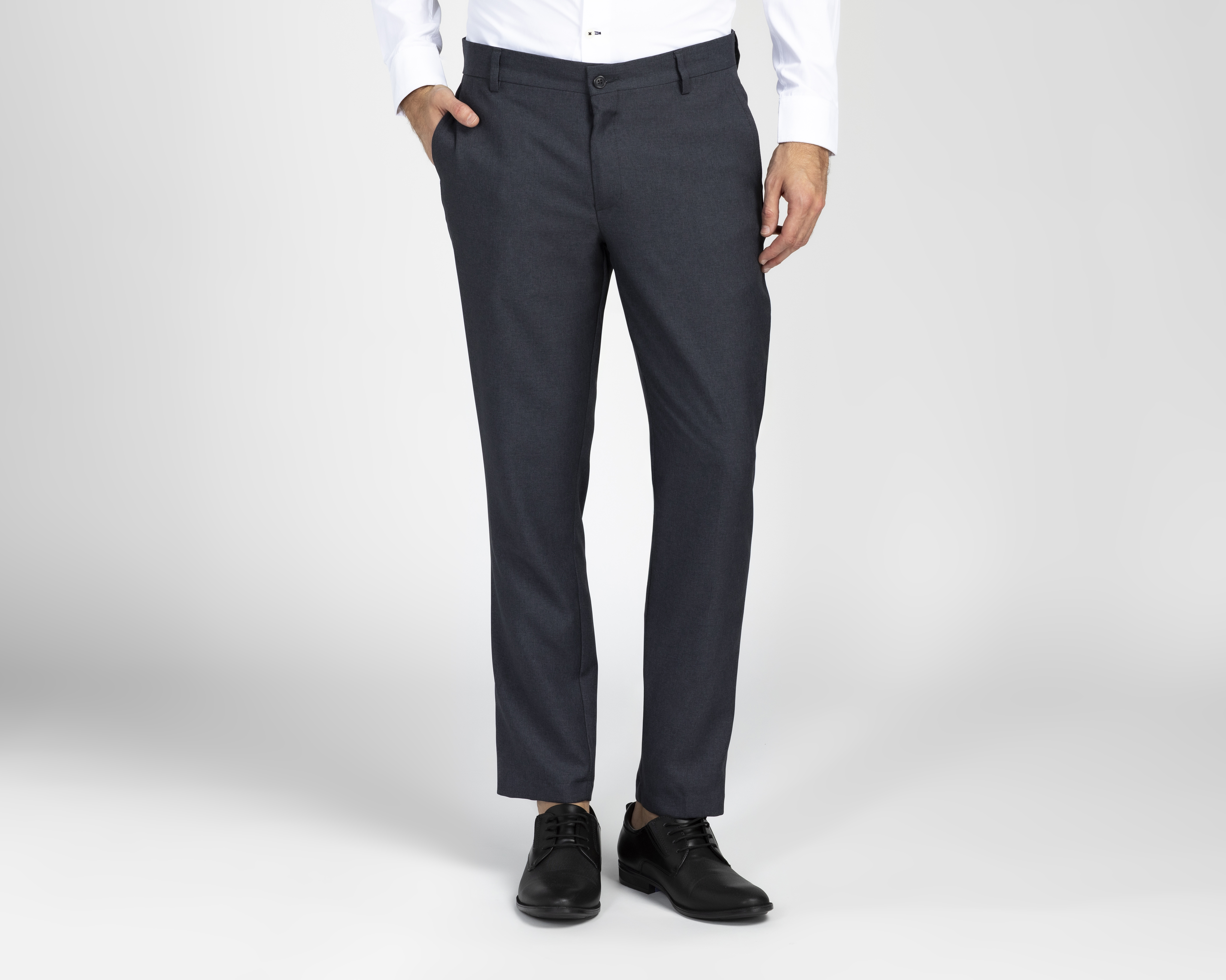 Pantalón de Vestir Wall Street Gris para Hombre