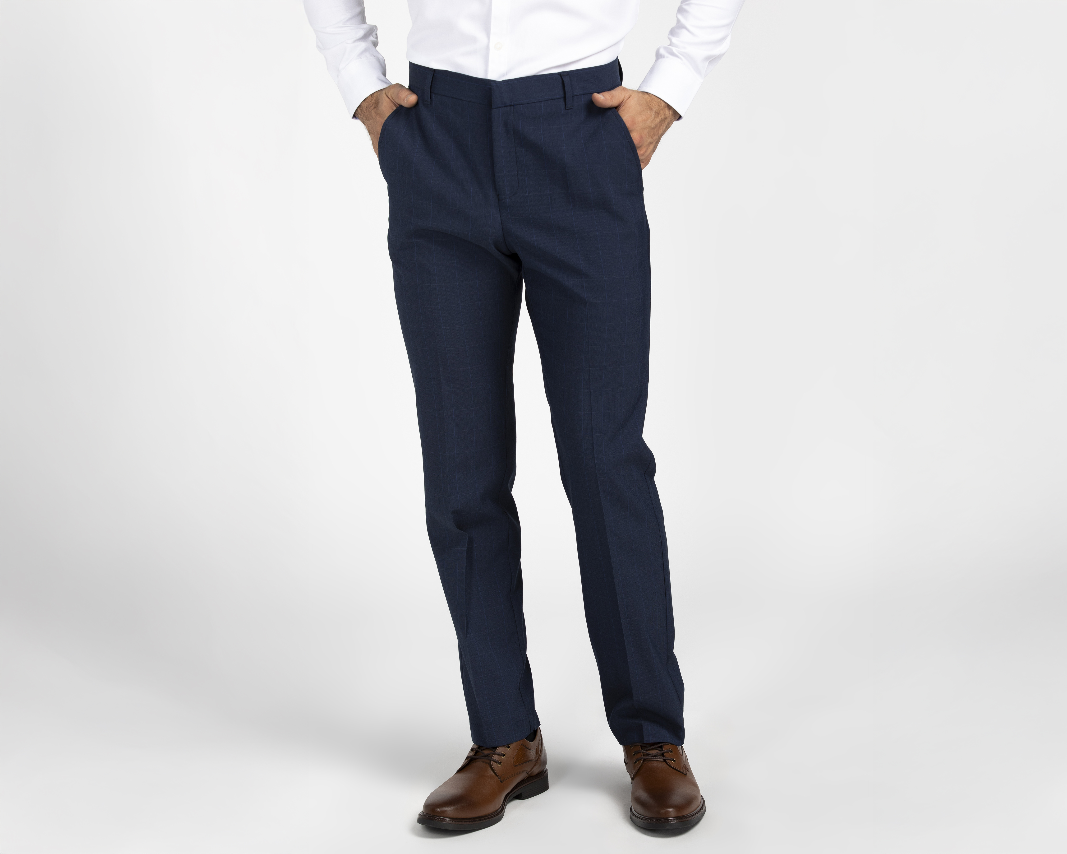 Pantalón de Vestir Wall Street Azul para Hombre