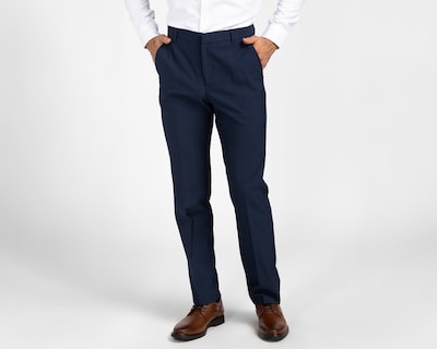 Foto 1 | Foto 1 | Pantalón de Vestir Wall Street Azul para Hombre