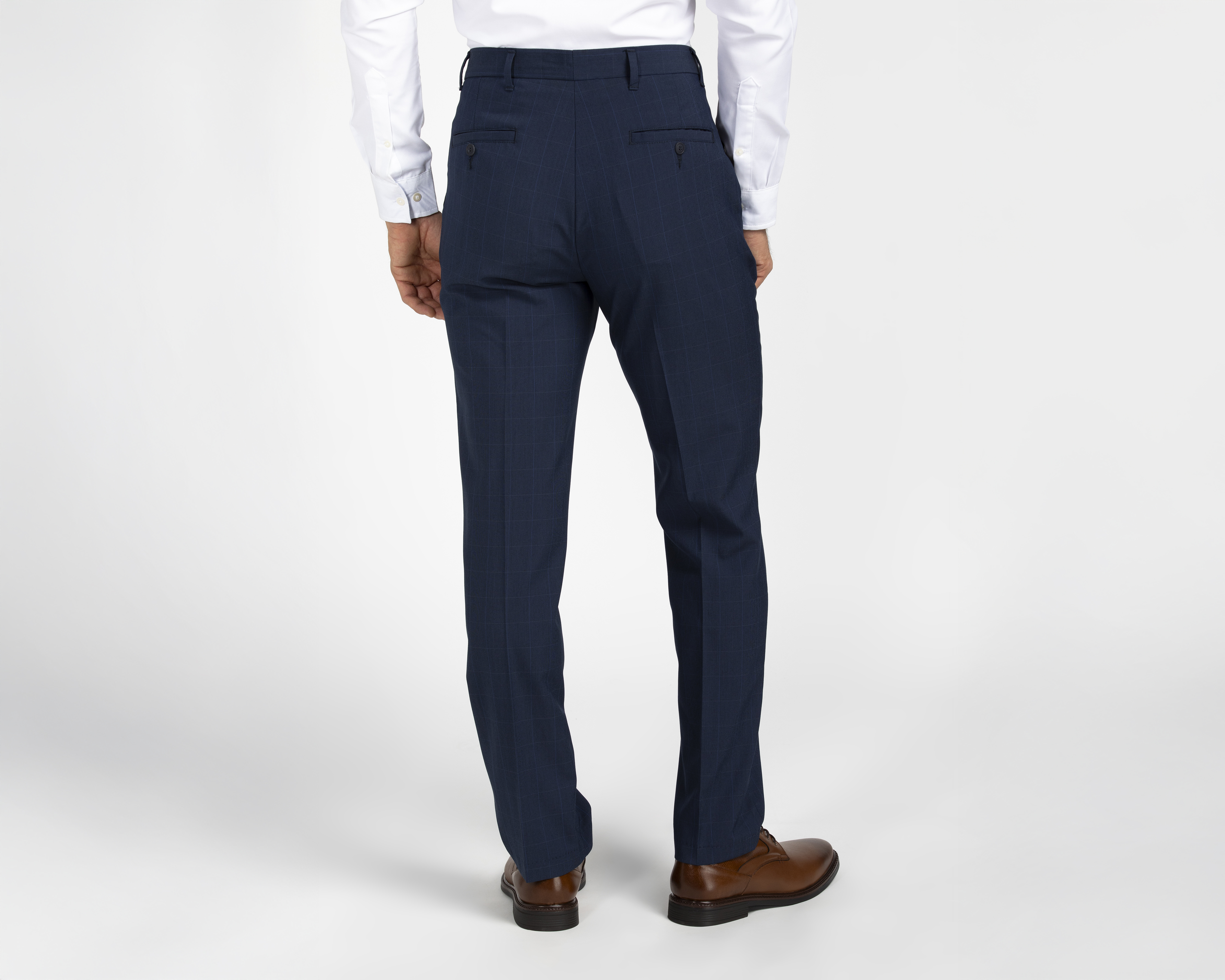 Foto 3 pulgar | Foto 2 | Pantalón de Vestir Wall Street Azul para Hombre