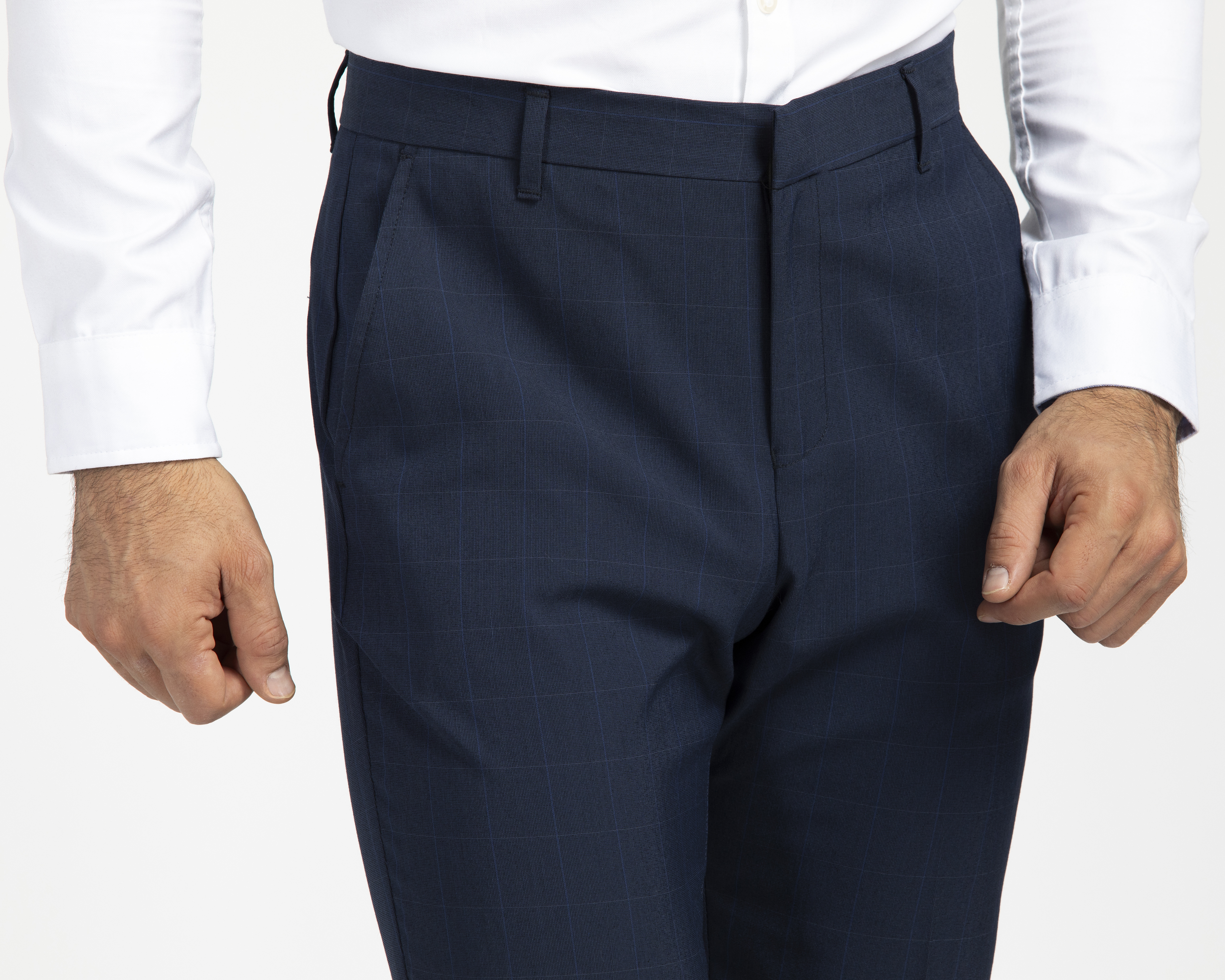 Foto 4 pulgar | Foto 3 | Pantalón de Vestir Wall Street Azul para Hombre