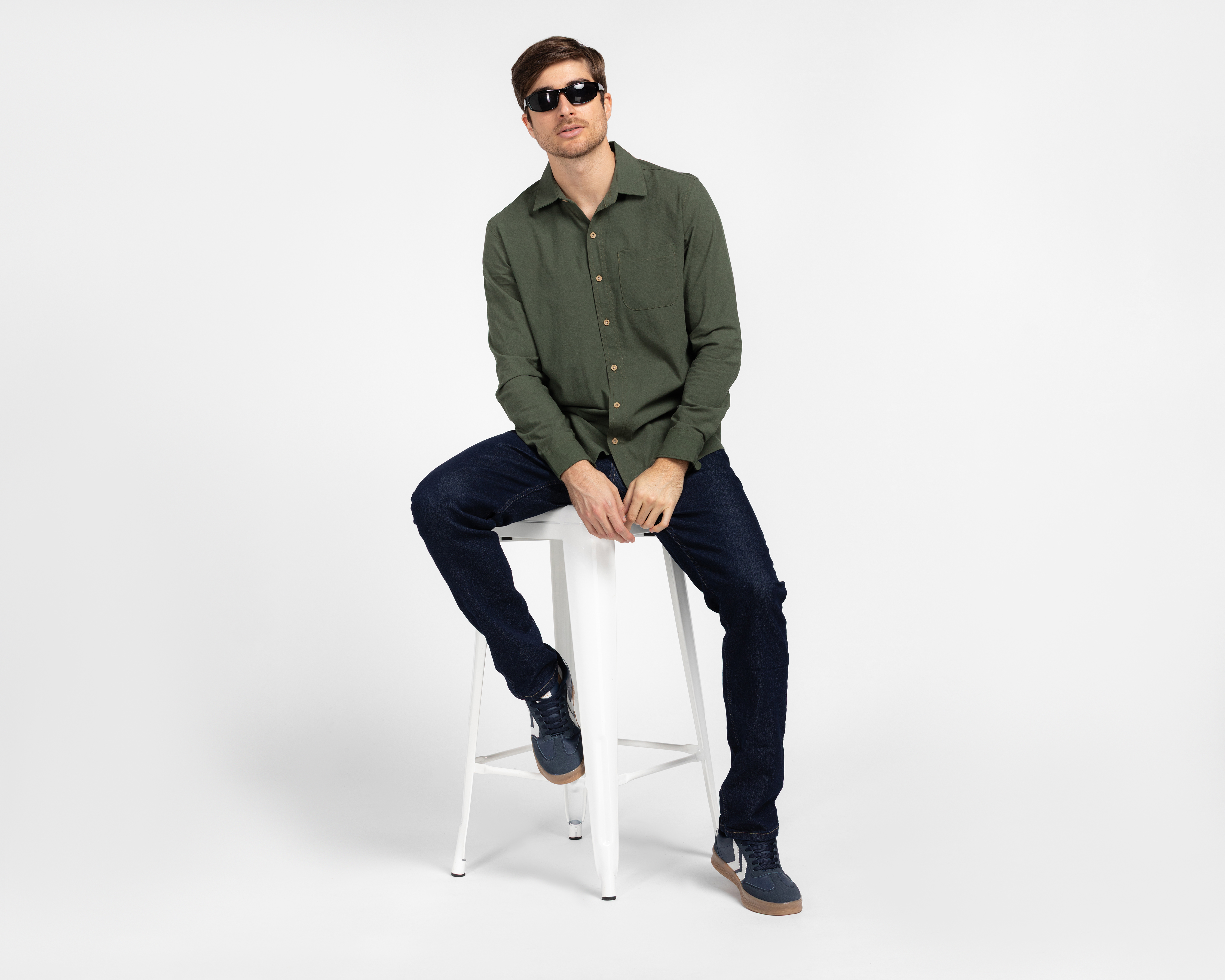 Foto 3 pulgar | Foto 2 | Jeans Slim Fit Refill para Hombre