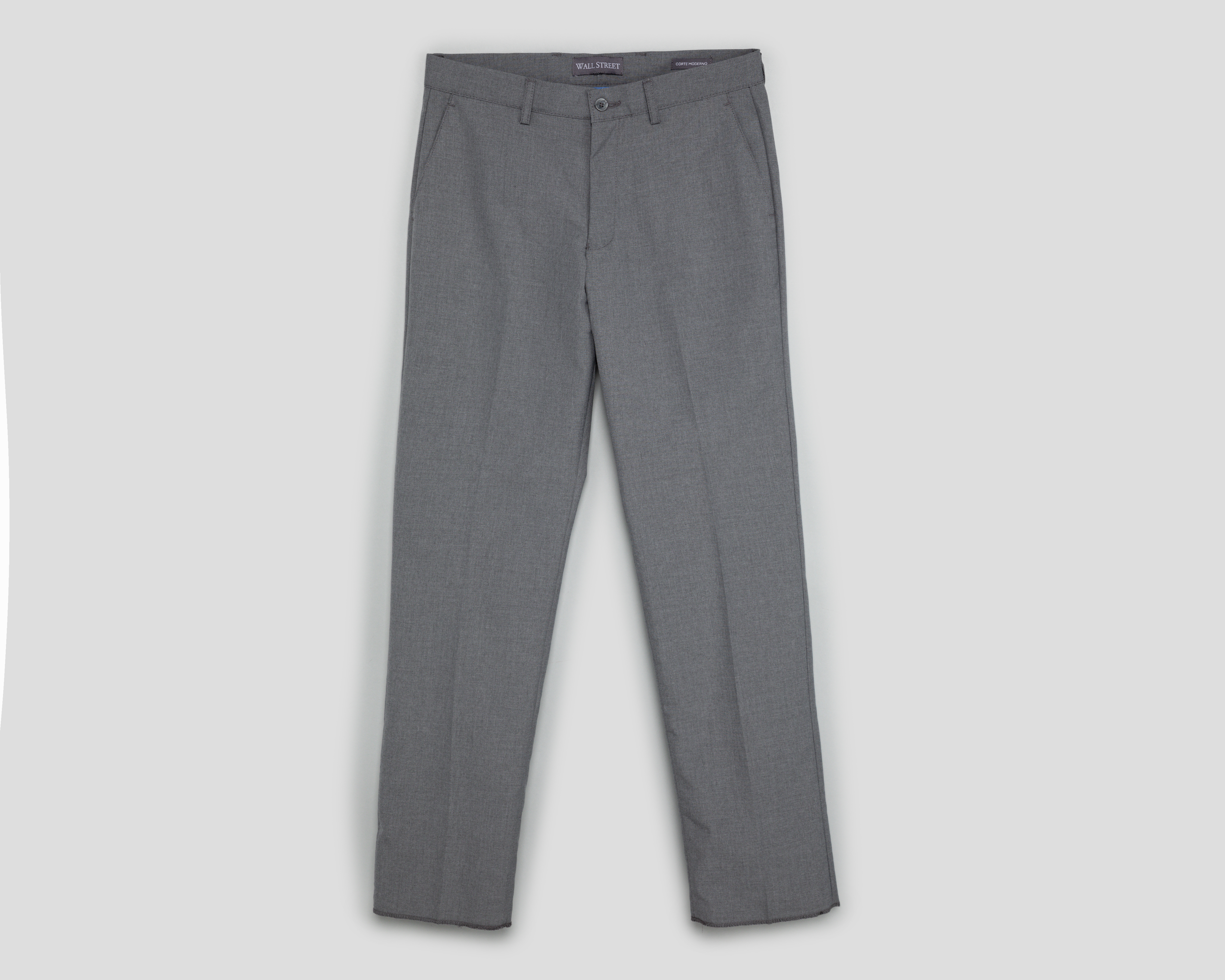 Pantalón de Vestir Wall Street Gris para Hombre